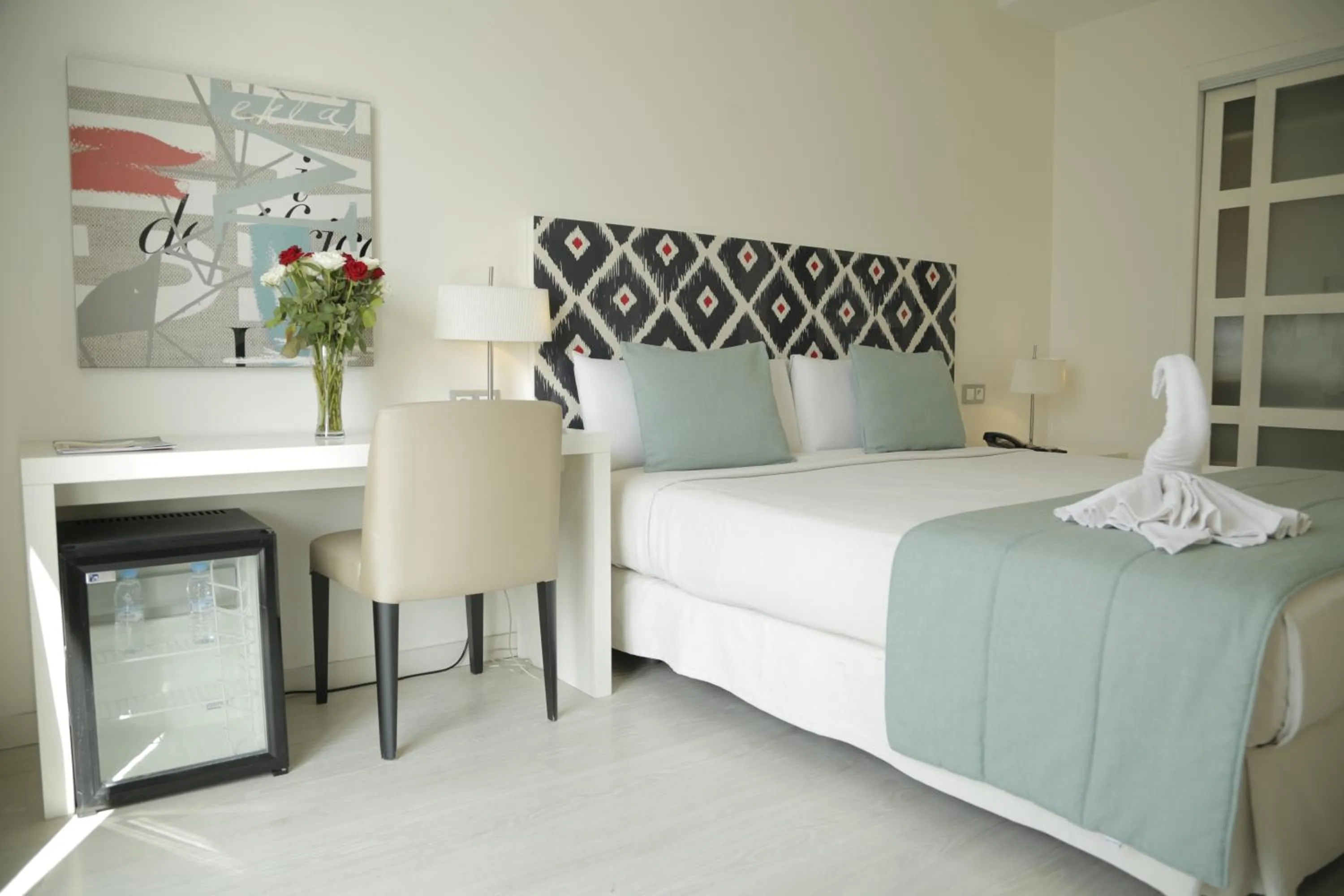 Bed in Al Mandari Hôtel Tétouan