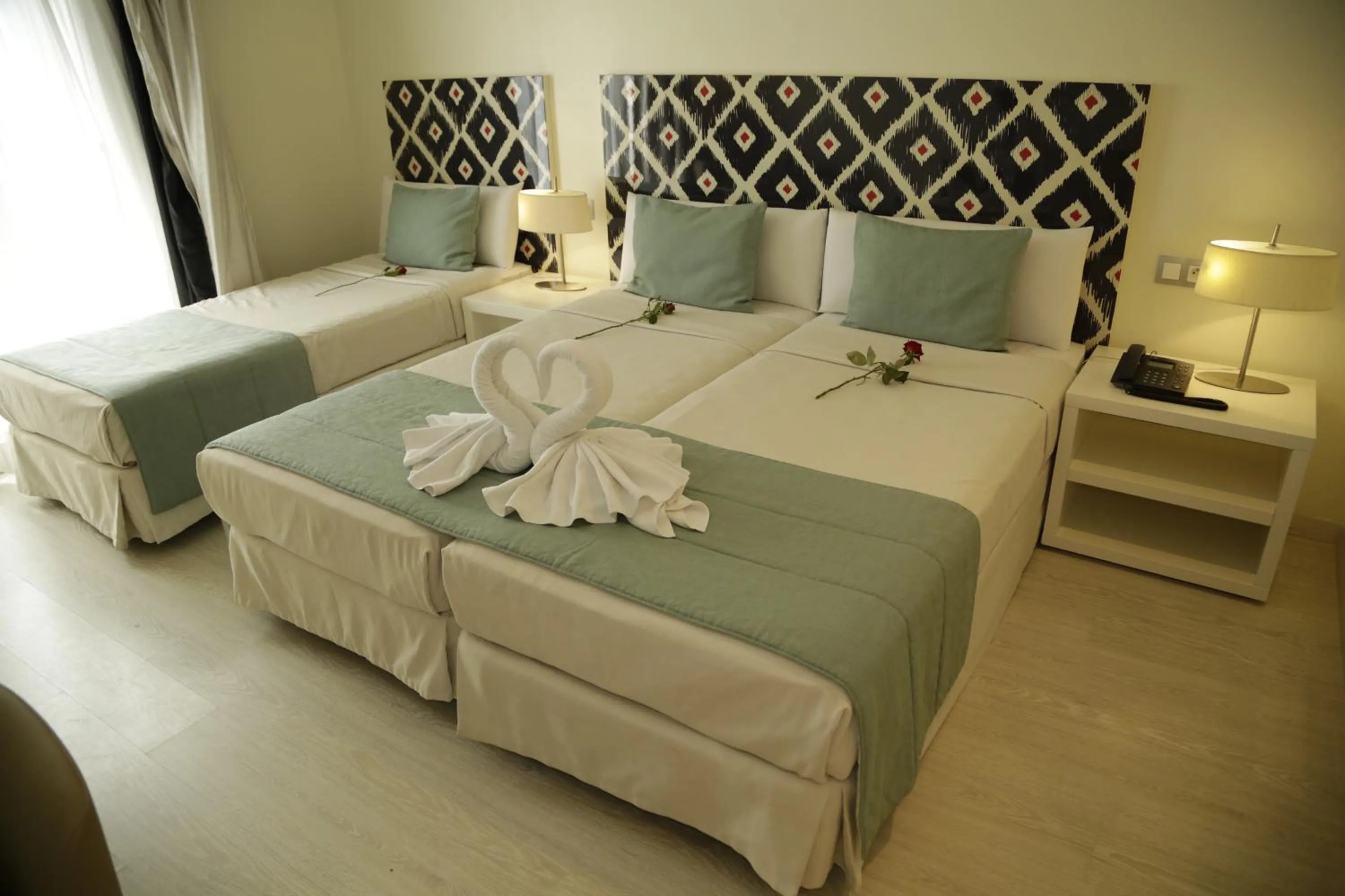 Bed in Al Mandari Hôtel Tétouan