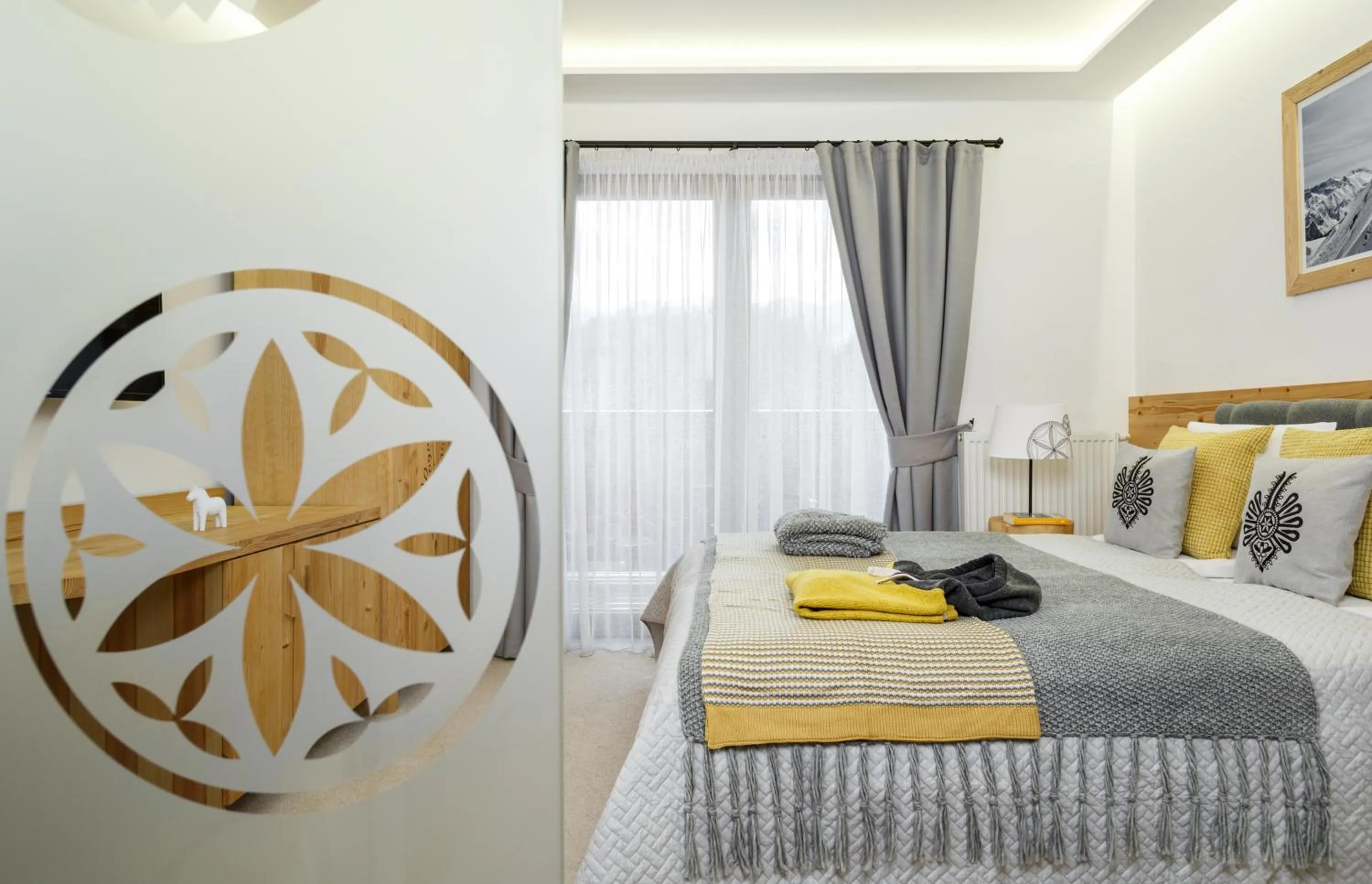 Decorative detail, Bed in Villa 11 Folk & Design