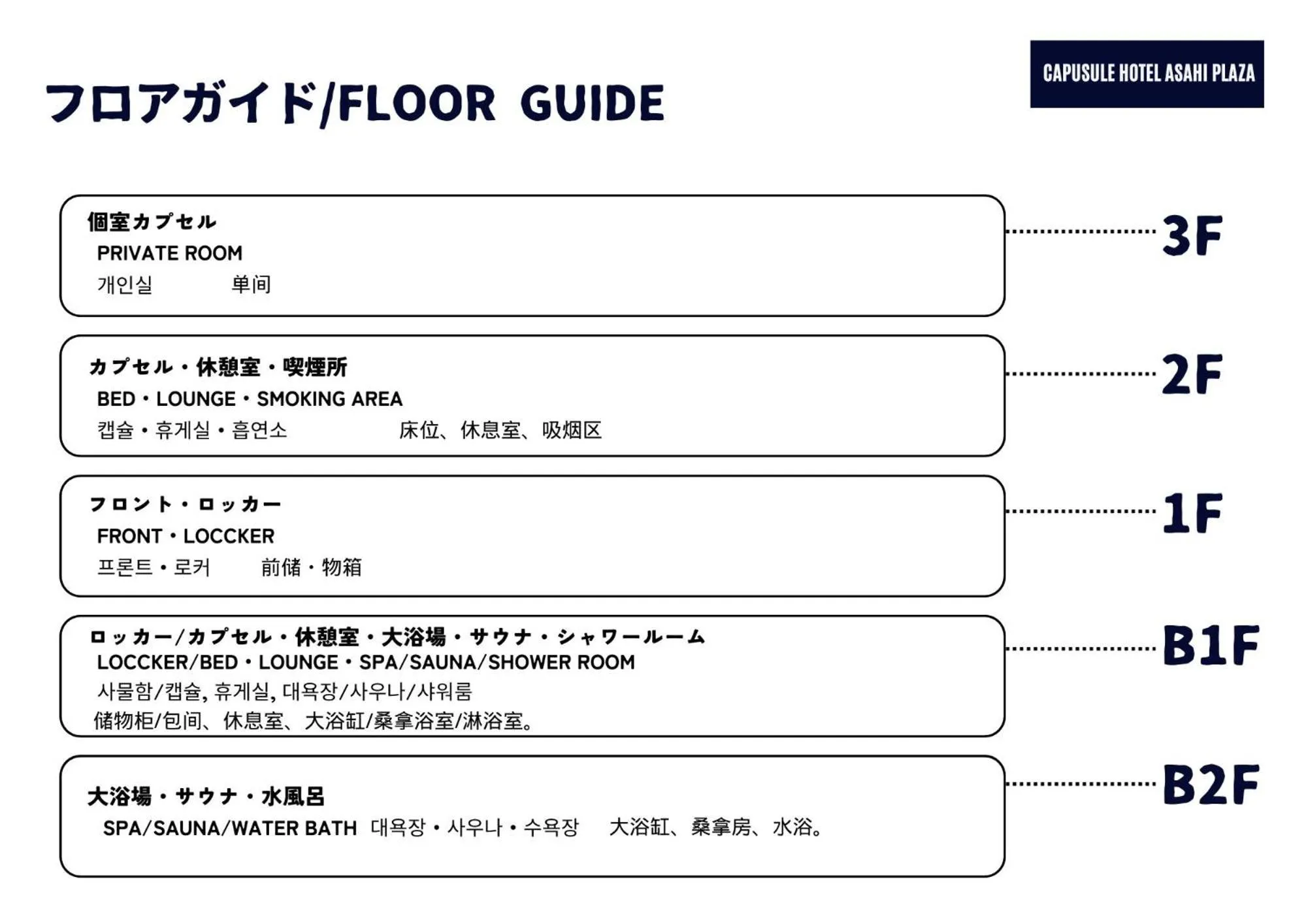 Capsule Hotel Asahi Plaza Shinsaibashi - Men's Only