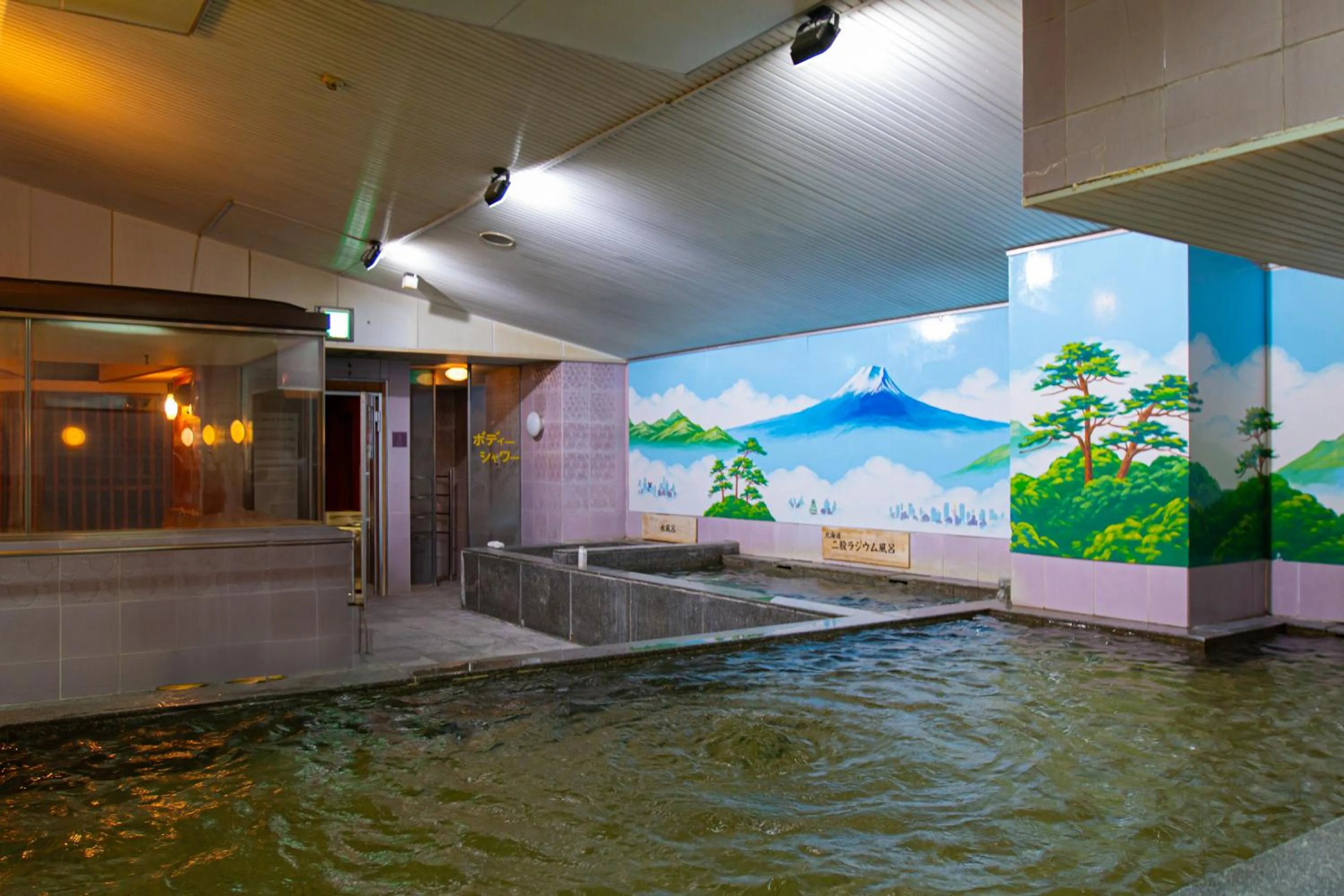 Public Bath in Capsule Hotel Asahi Plaza Shinsaibashi - Men's Only