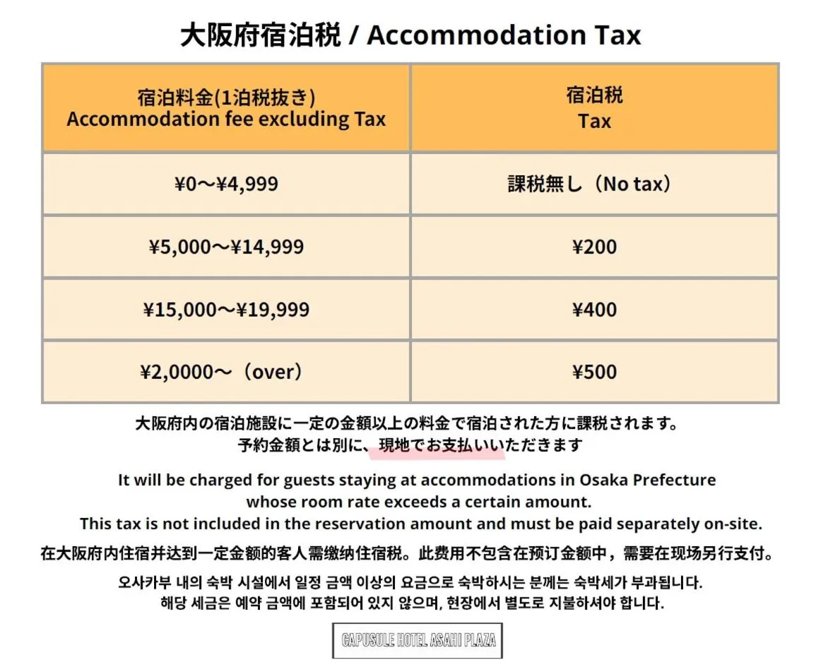 Capsule Hotel Asahi Plaza Shinsaibashi - Men's Only