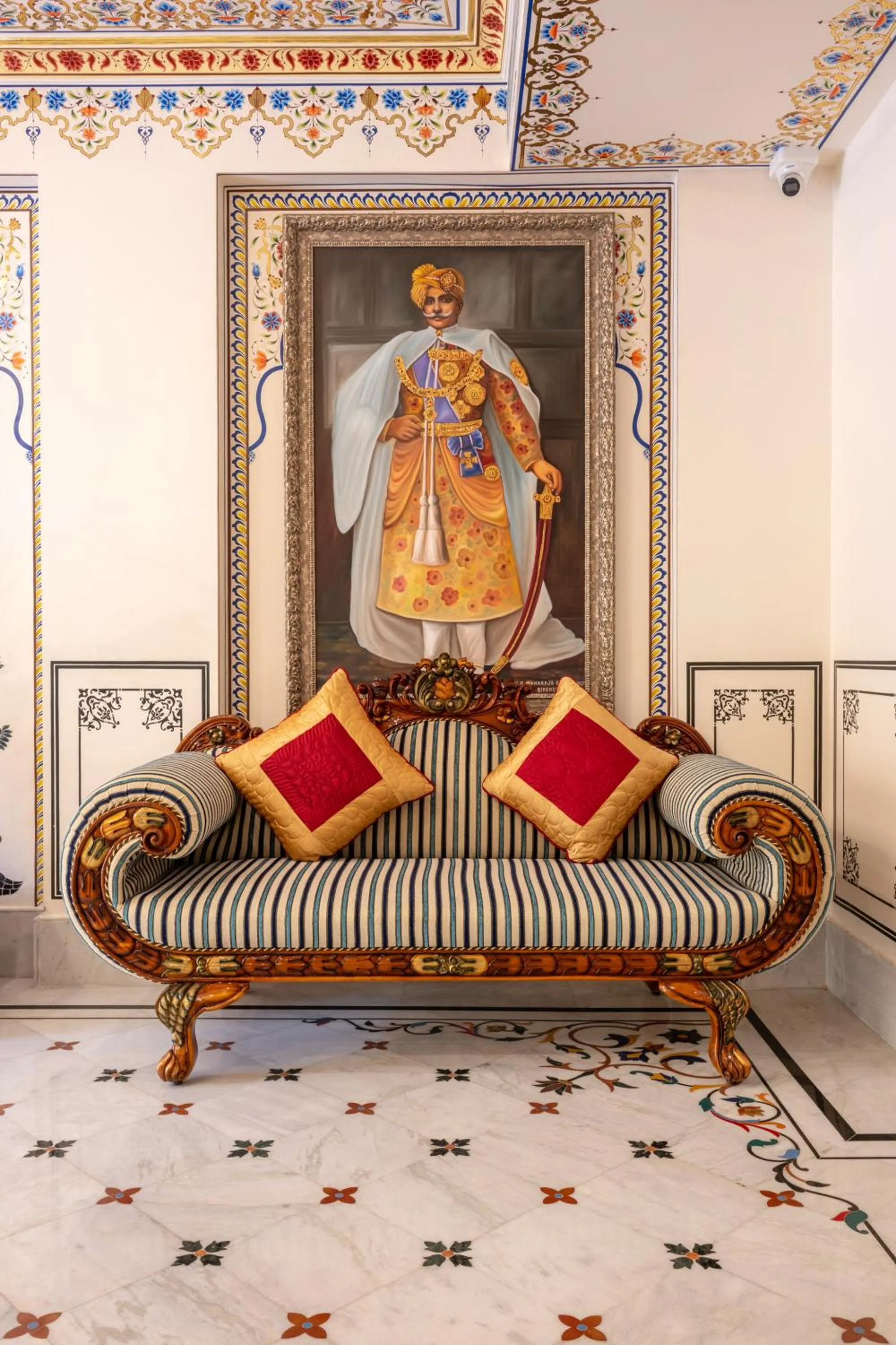 Seating area in Brij Castle