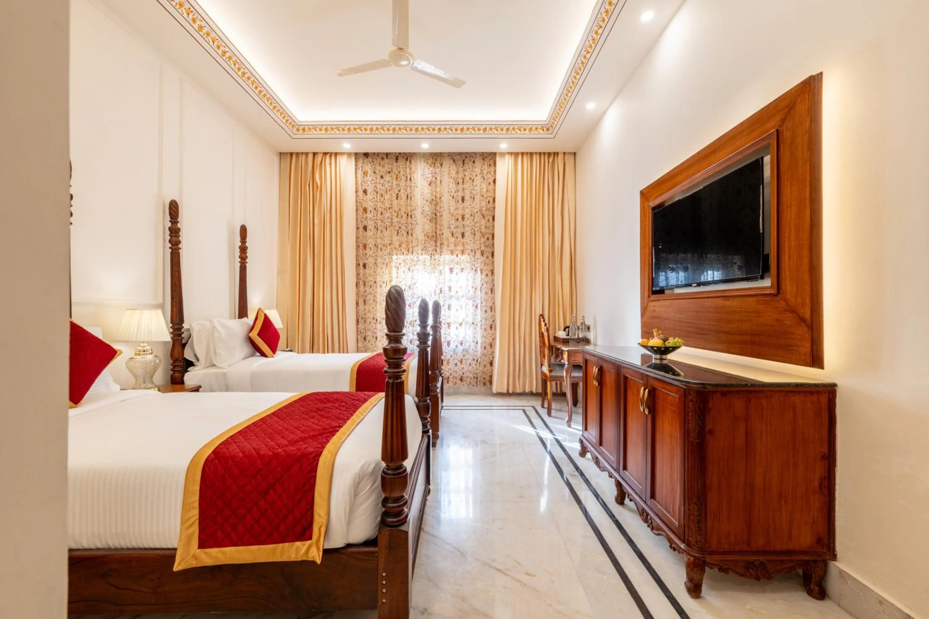 Photo of the whole room, Bed in Brij Castle