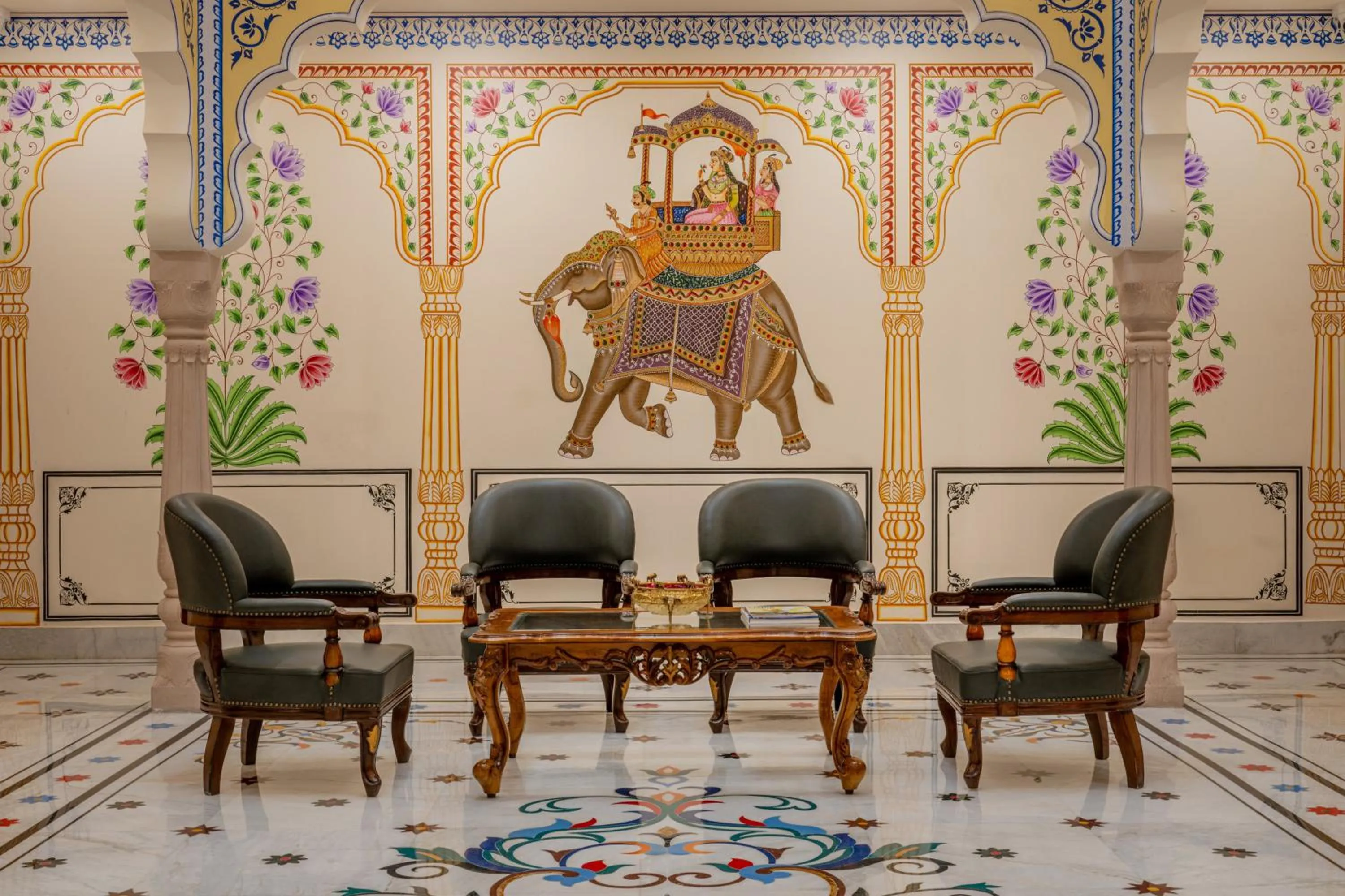 Seating area in Brij Castle