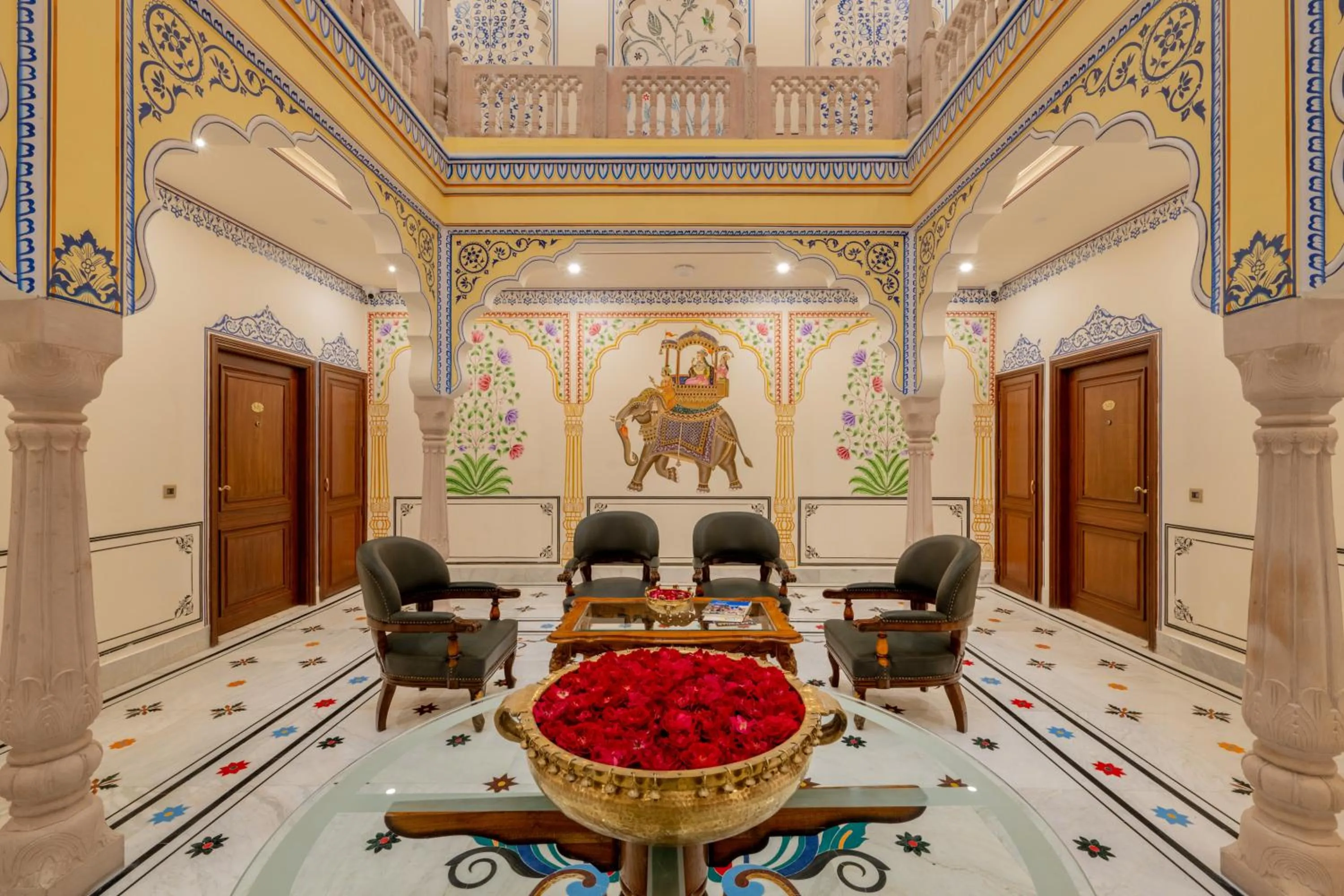 Seating area in Brij Castle