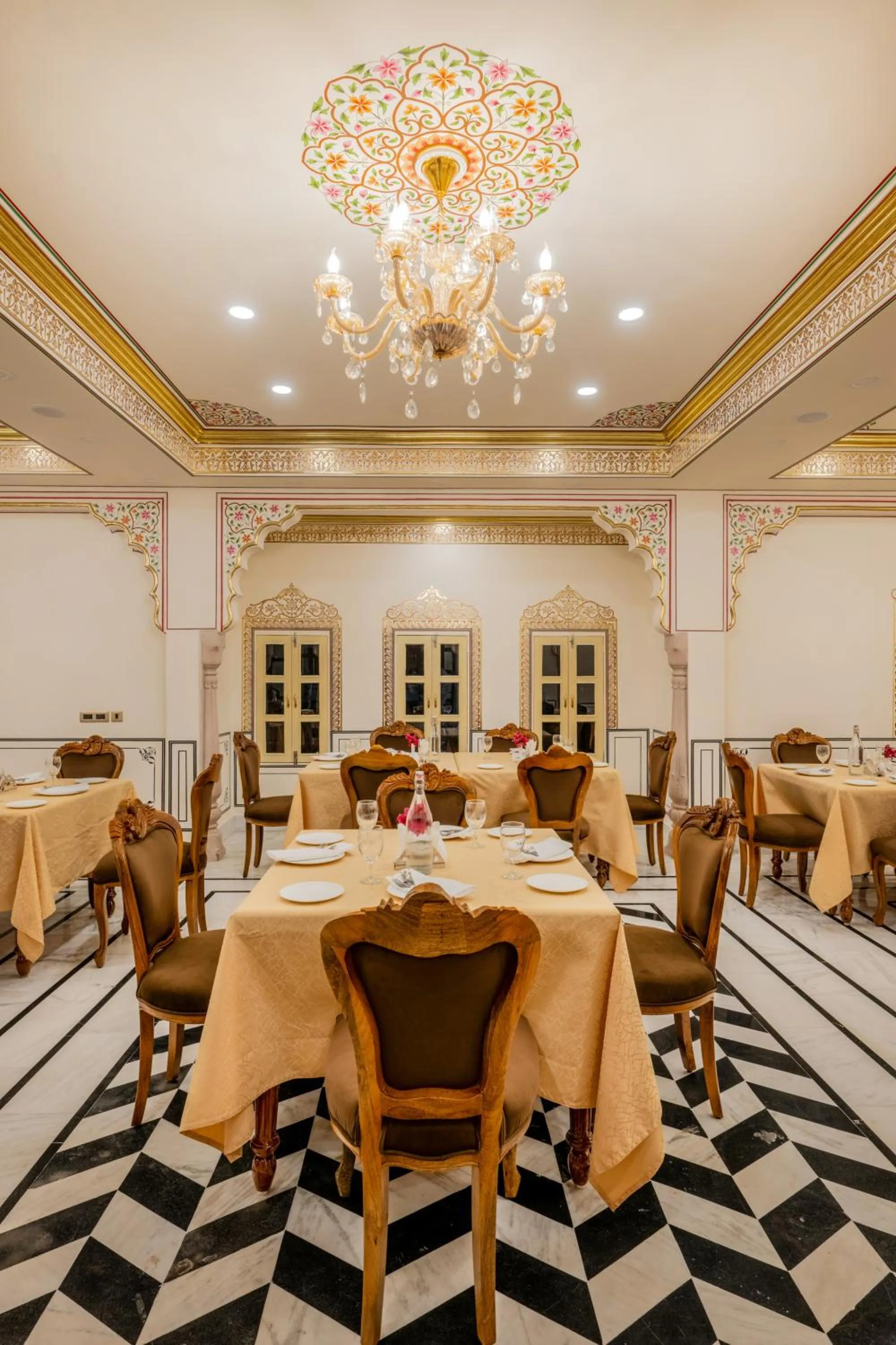 Dining area in Brij Castle