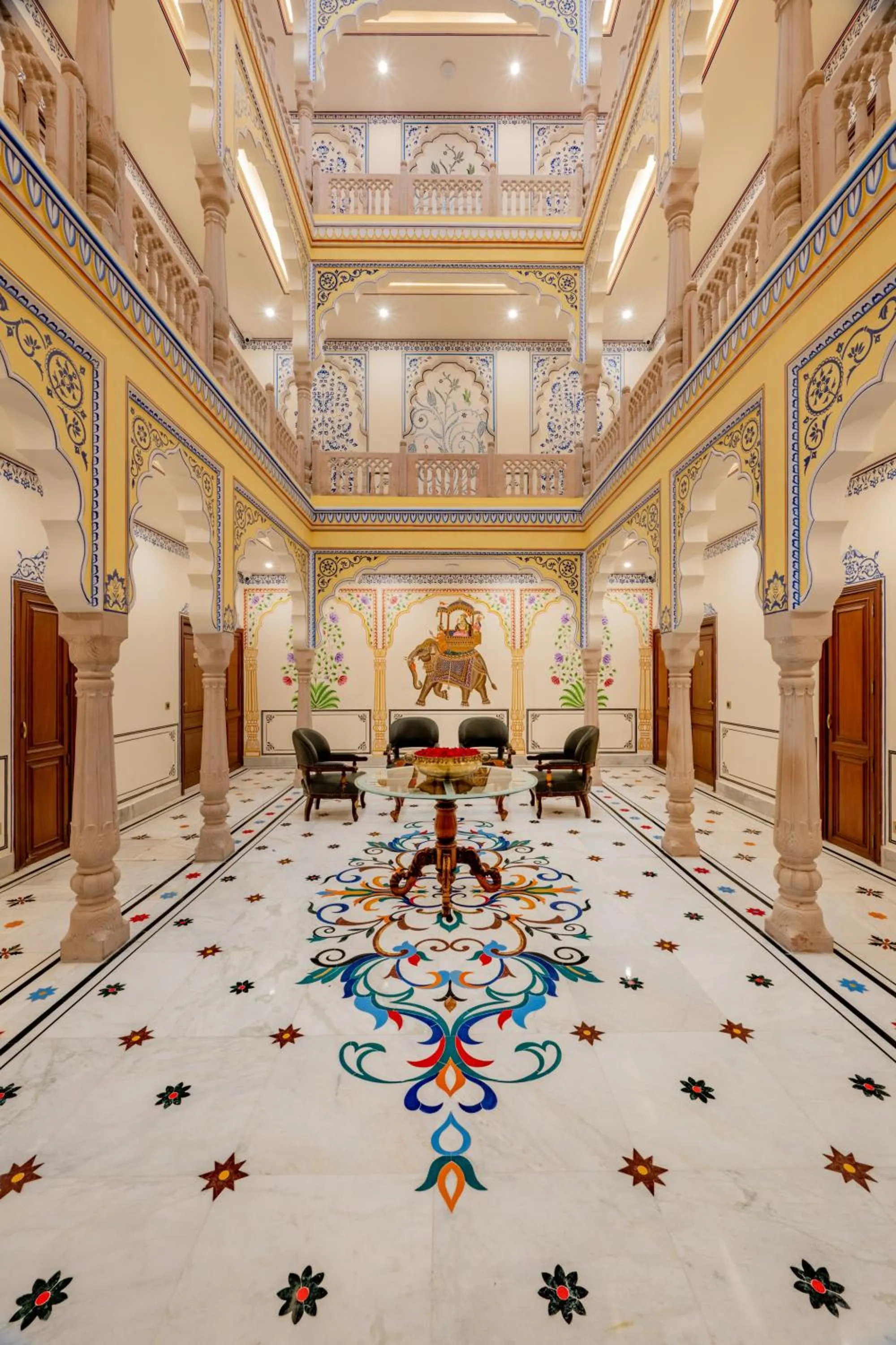 Seating area in Brij Castle