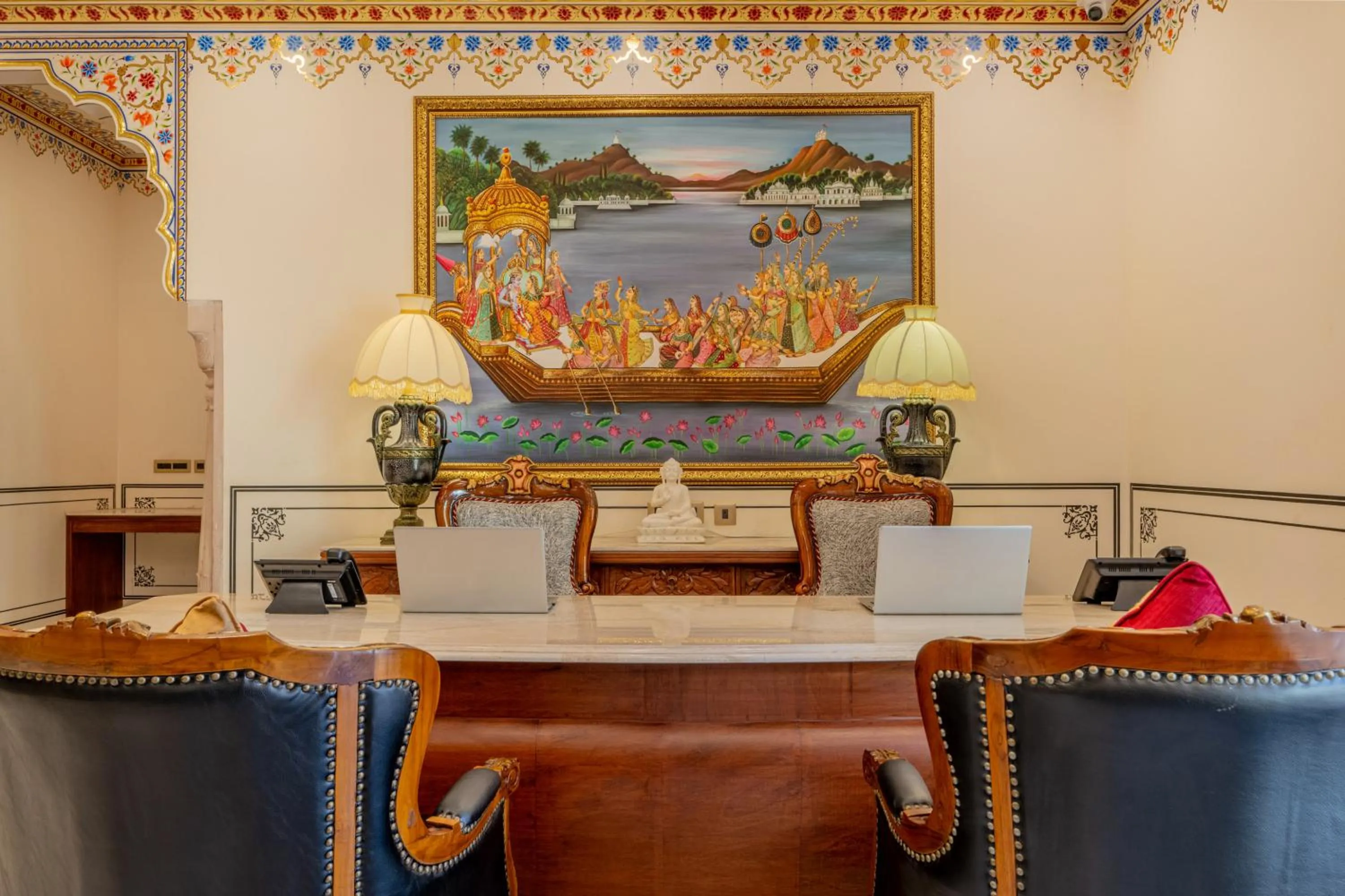 Lobby or reception in Brij Castle