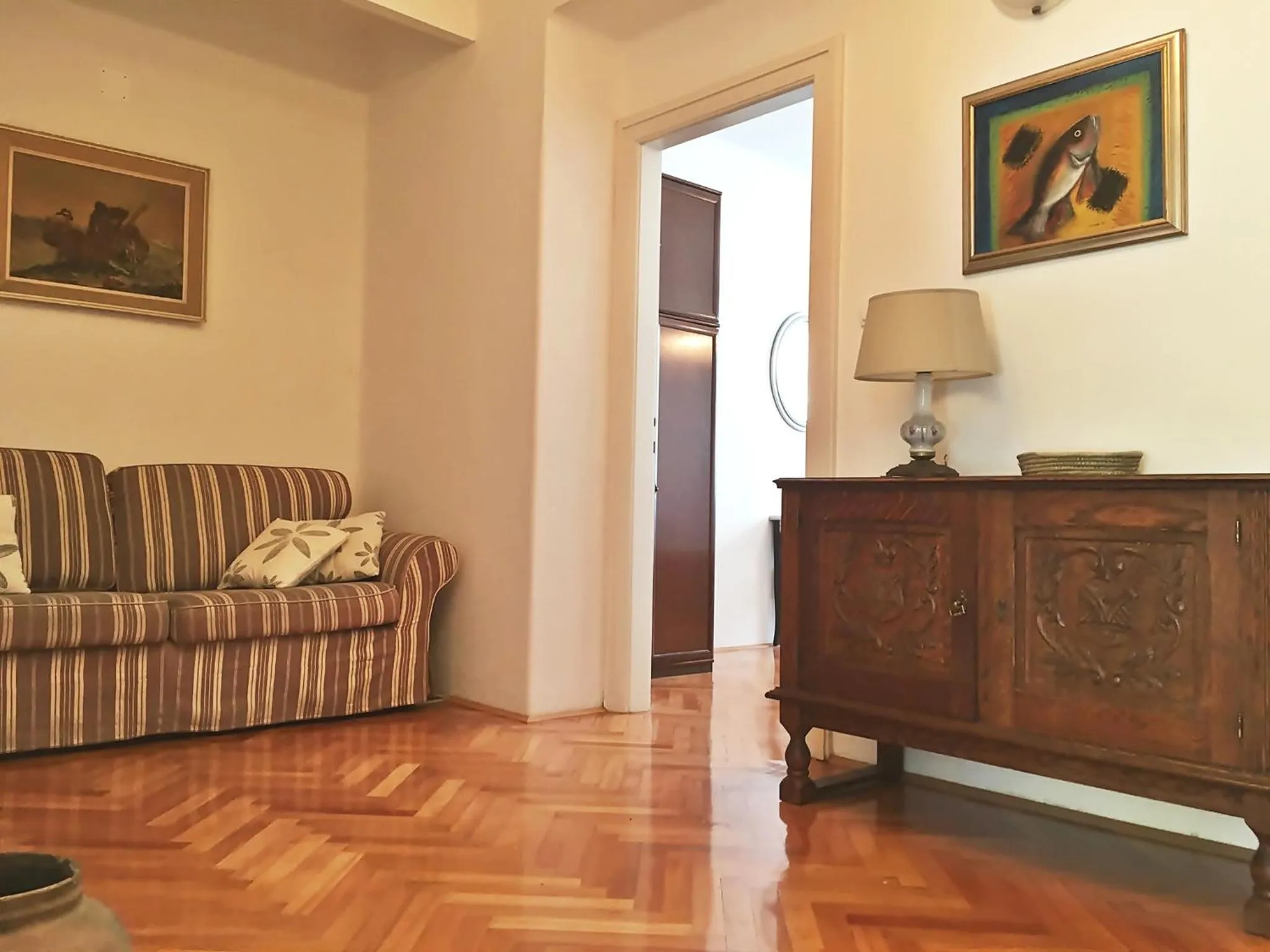 Seating area in Klarina Apartments