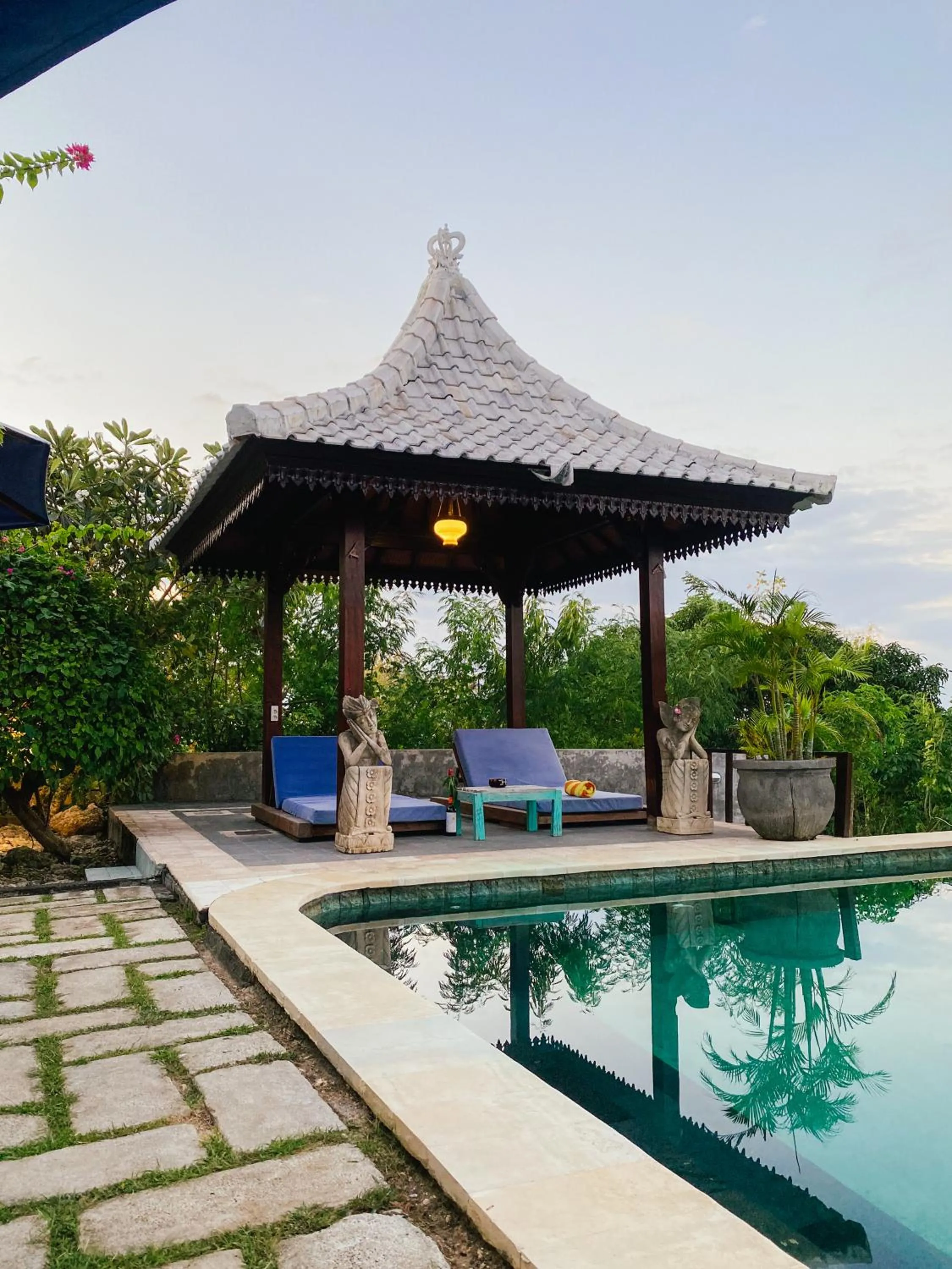 Garden view in Villa Olala Penida
