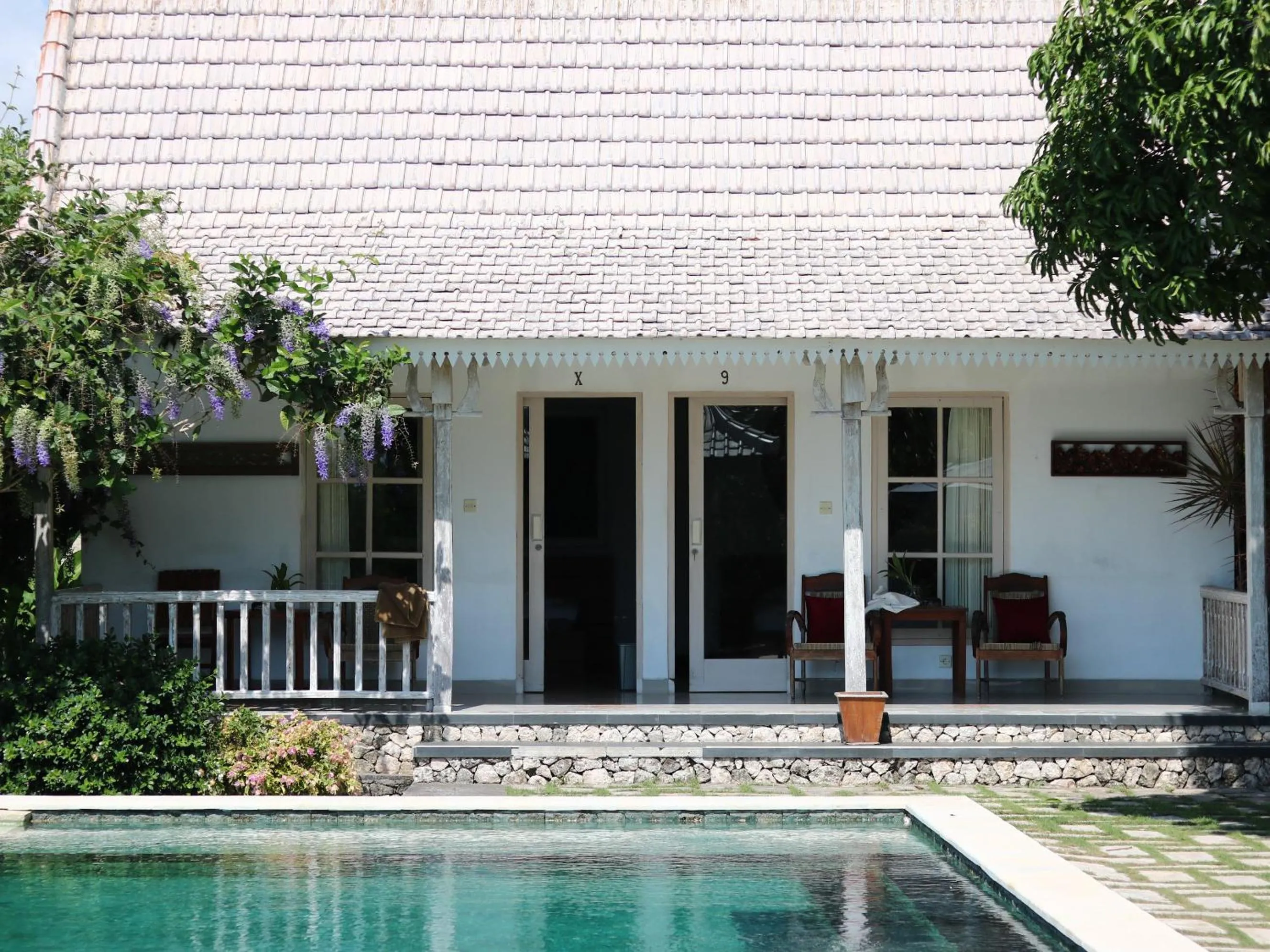 Garden view in Villa Olala Penida