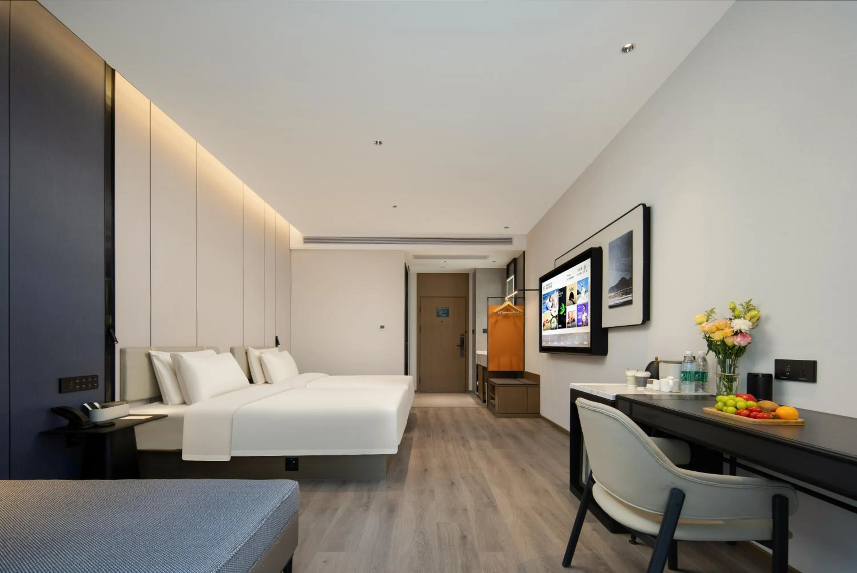 Bed in Atour Hotel Hefei Binhu Yungu Financial City