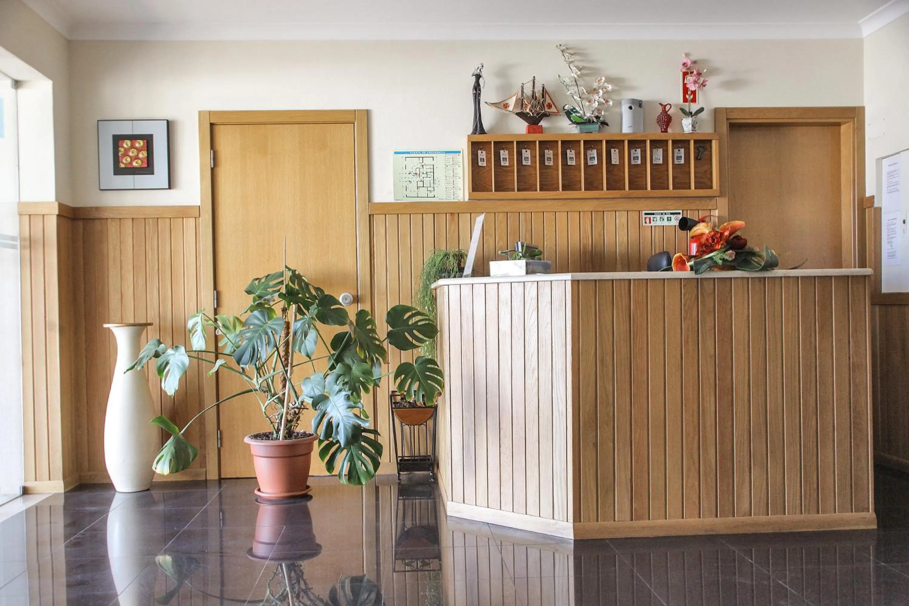 Lobby or reception in Hotel Solar da Charneca
