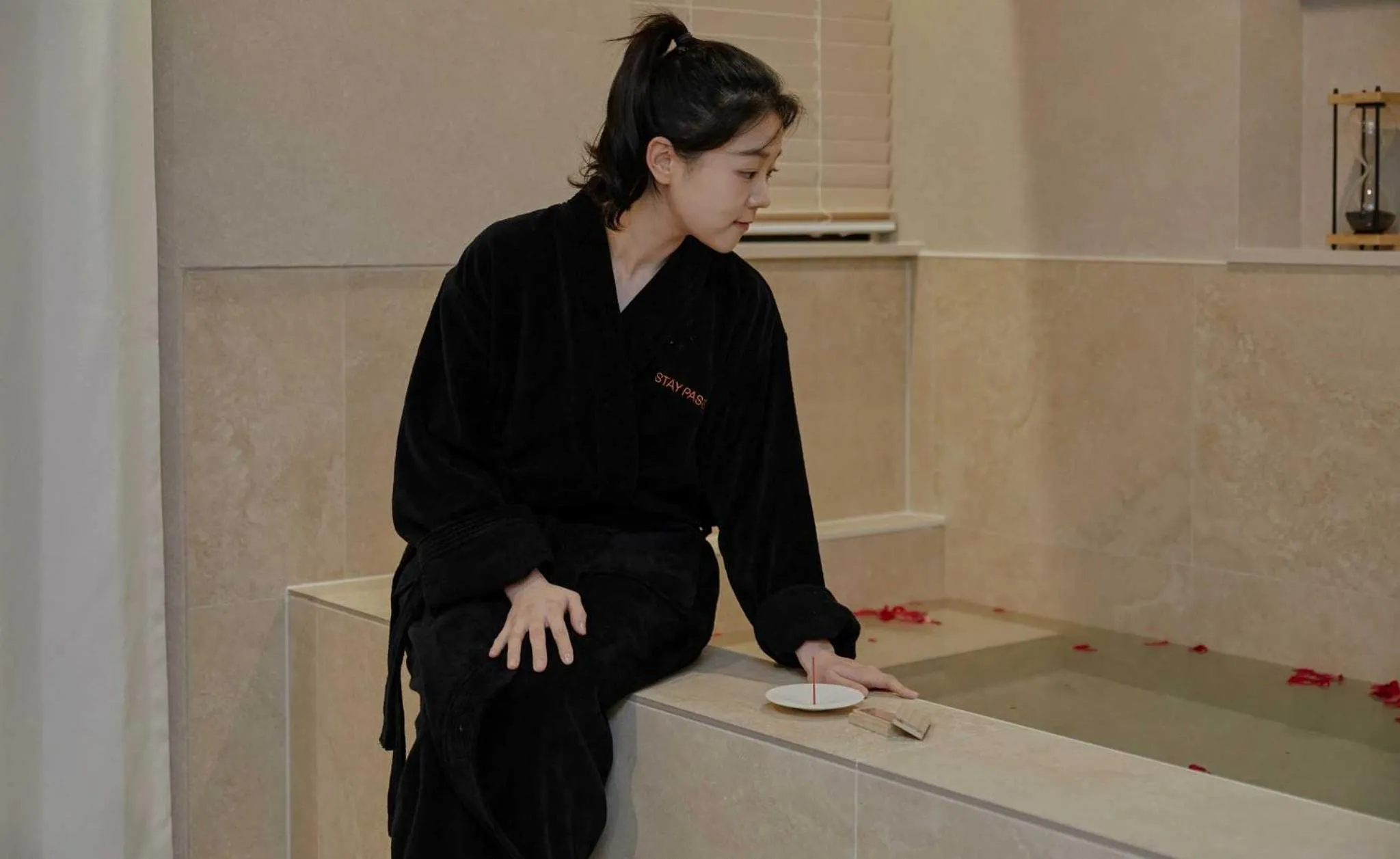 Hot Tub in Stay Passport Morocco Spa Incheon Songdo
