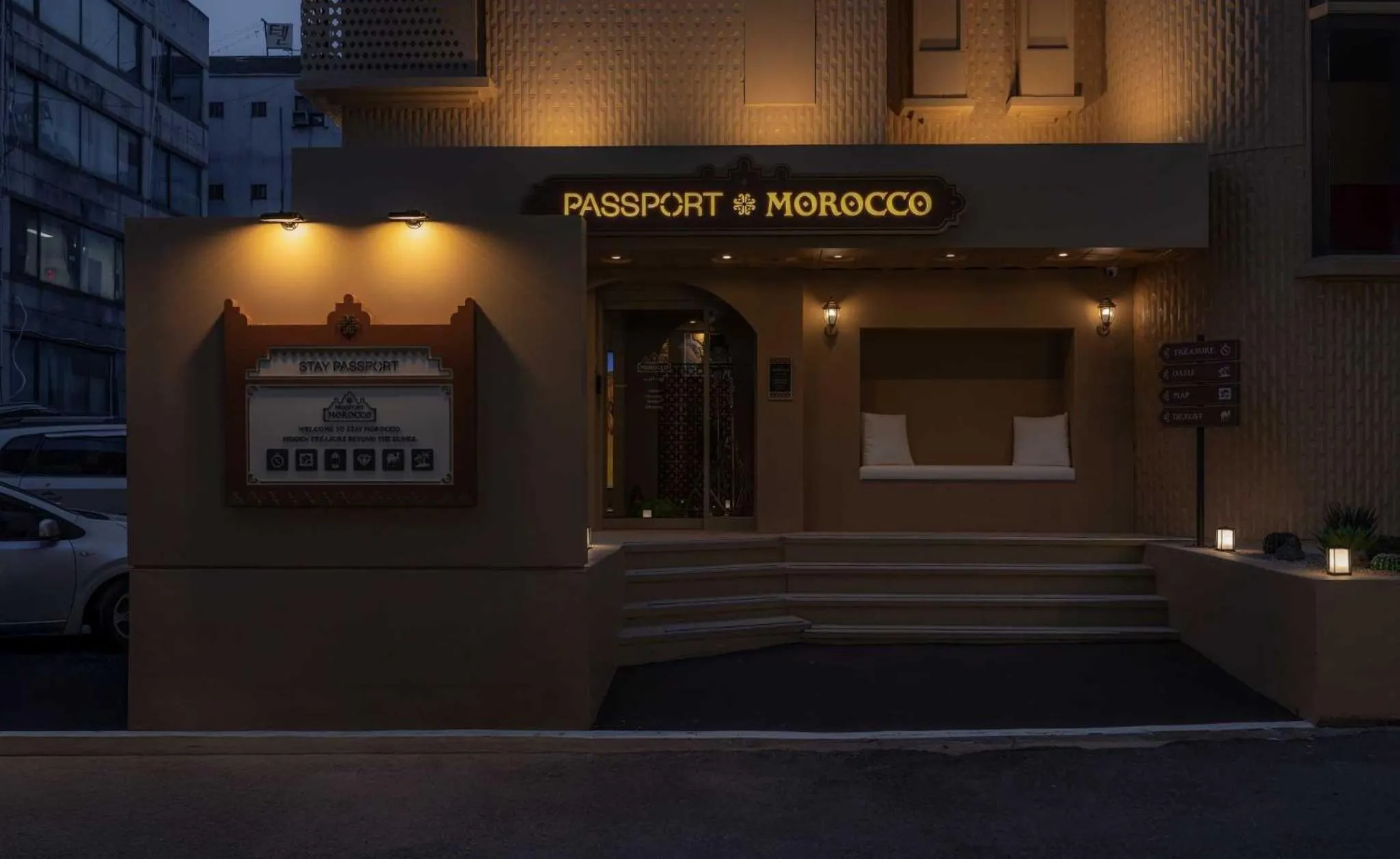 Property building in Stay Passport Morocco Spa Incheon Songdo