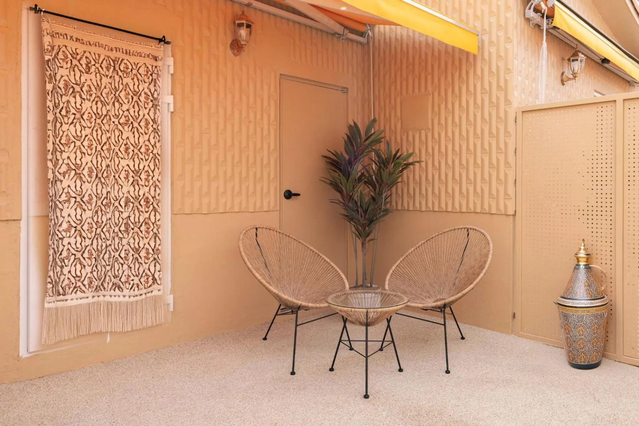 Balcony/Terrace in Stay Passport Morocco Spa Incheon Songdo
