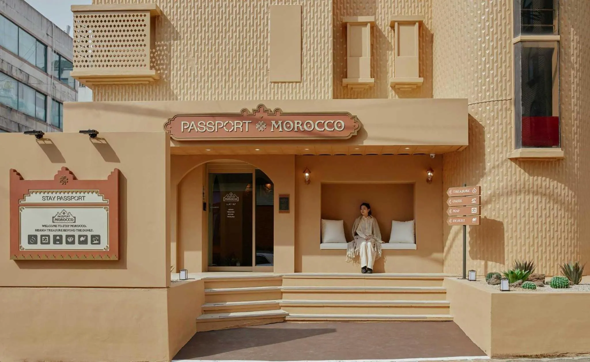 Property building in Stay Passport Morocco Spa Incheon Songdo