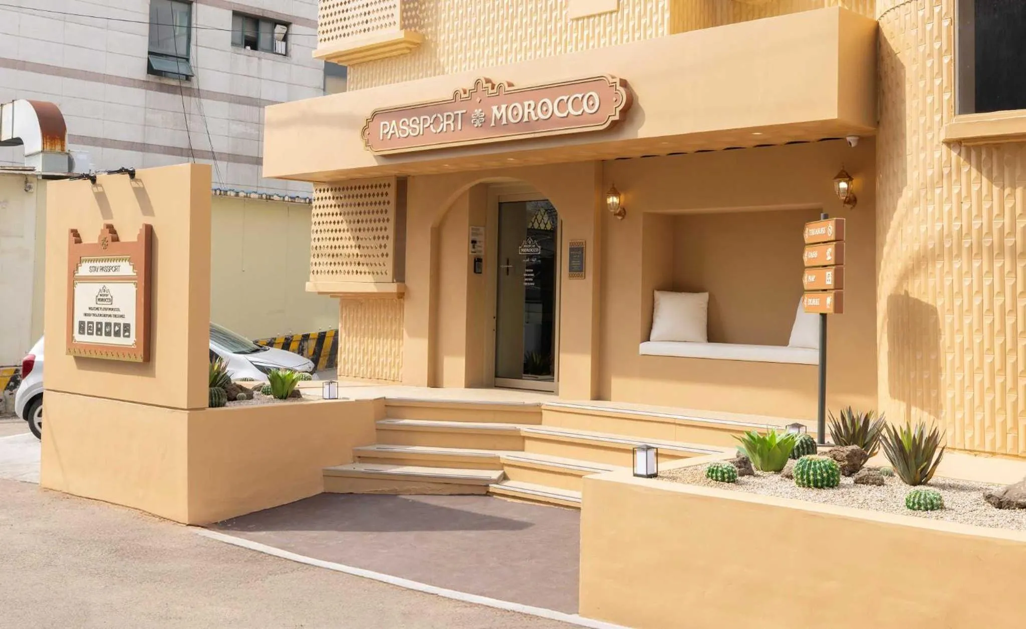 Property building in Stay Passport Morocco Spa Incheon Songdo