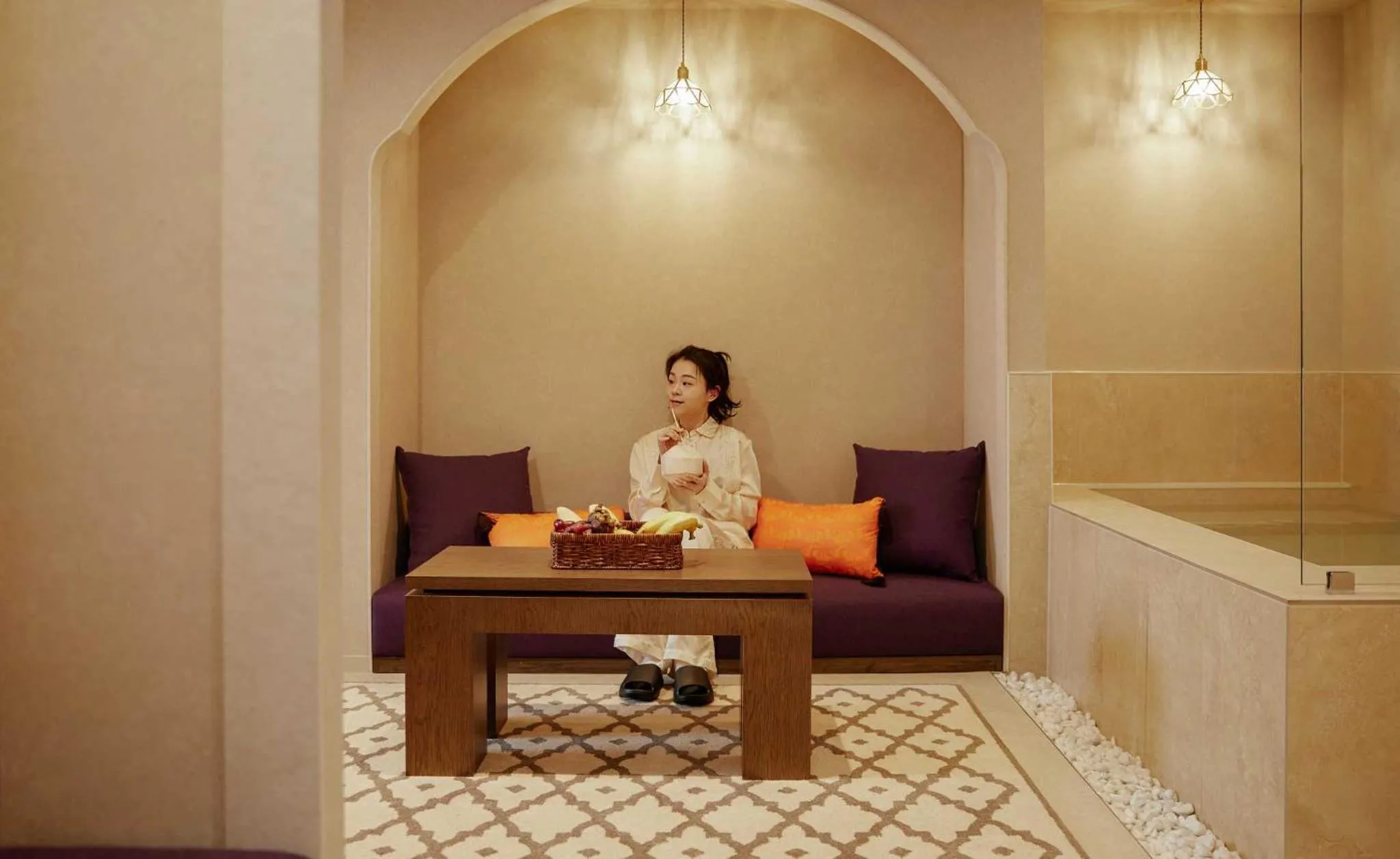 Living room in Stay Passport Morocco Spa Incheon Songdo