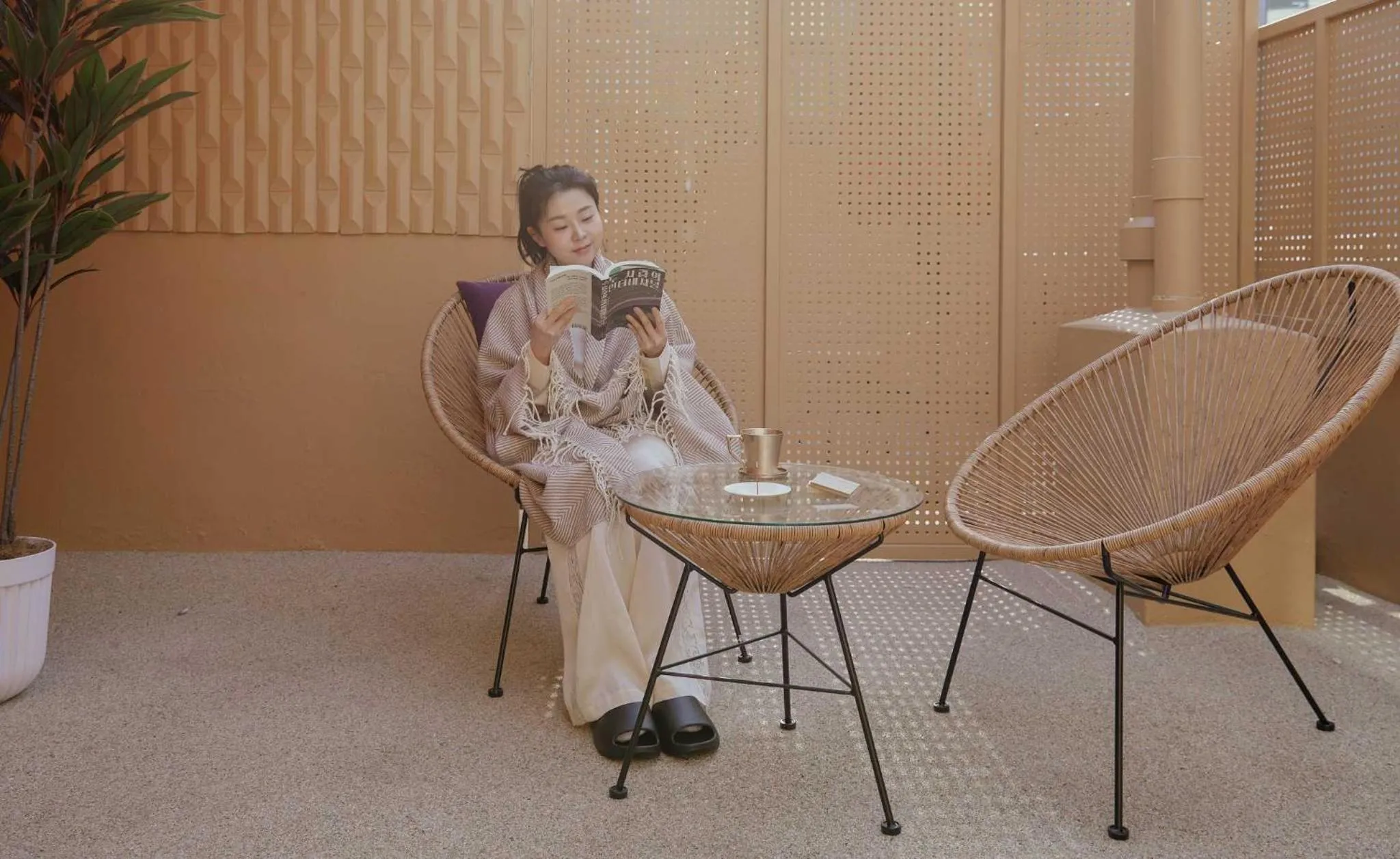 Balcony/Terrace in Stay Passport Morocco Spa Incheon Songdo