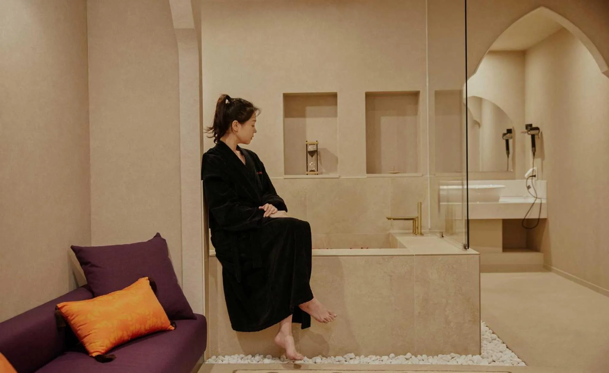 Bathroom in Stay Passport Morocco Spa Incheon Songdo