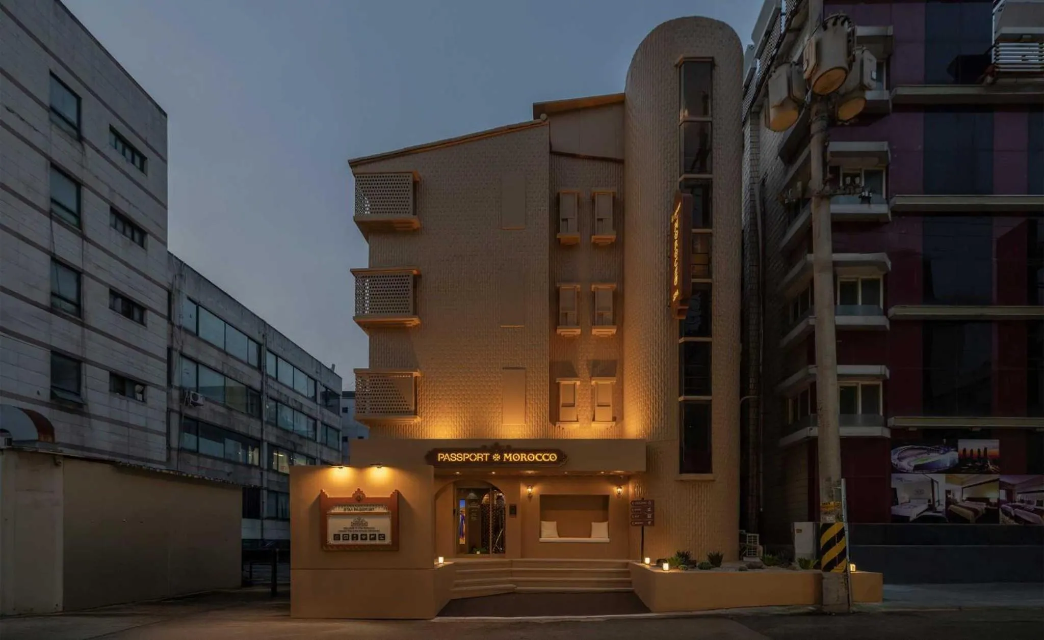 Property building in Stay Passport Morocco Spa Incheon Songdo