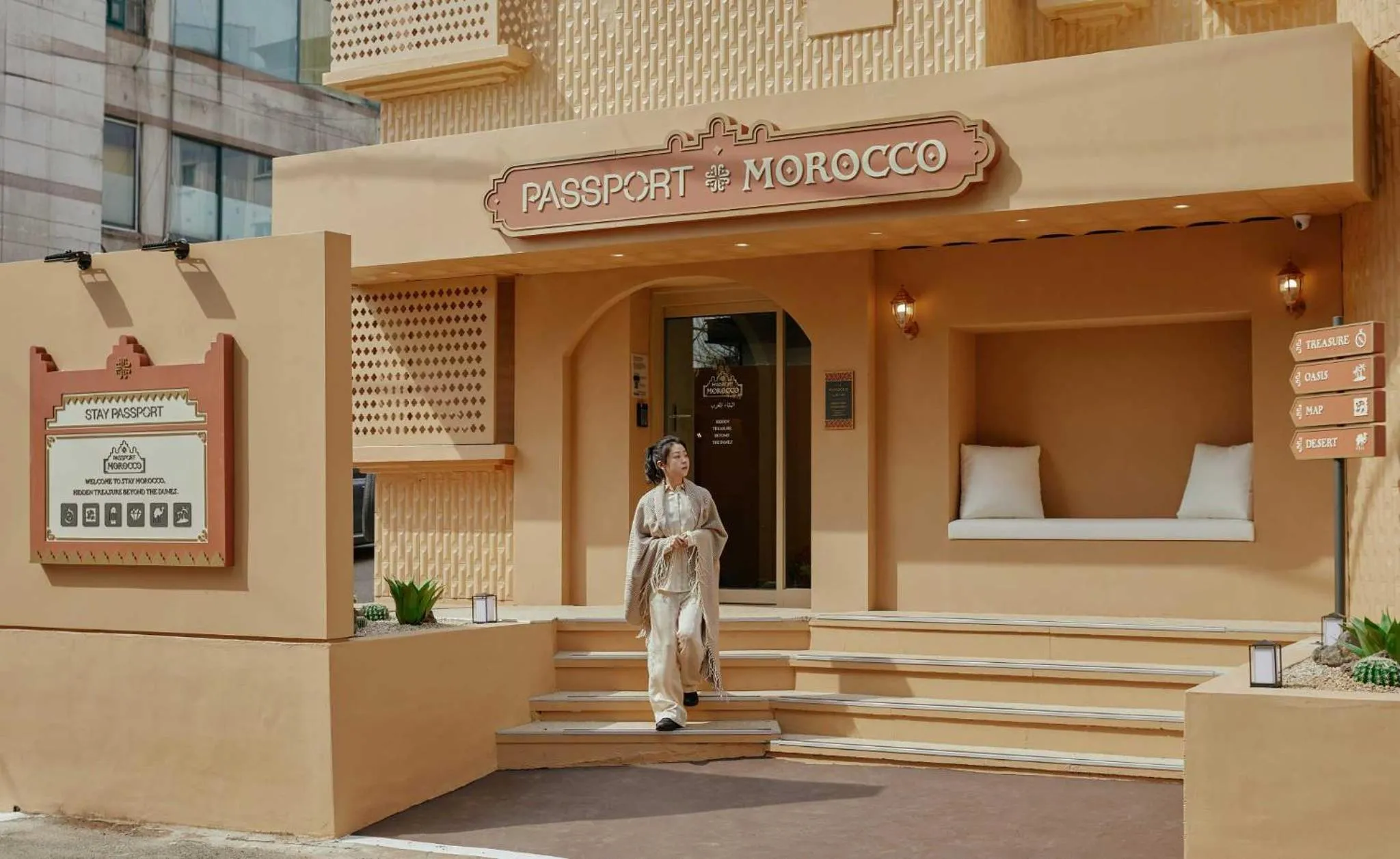 Property building in Stay Passport Morocco Spa Incheon Songdo