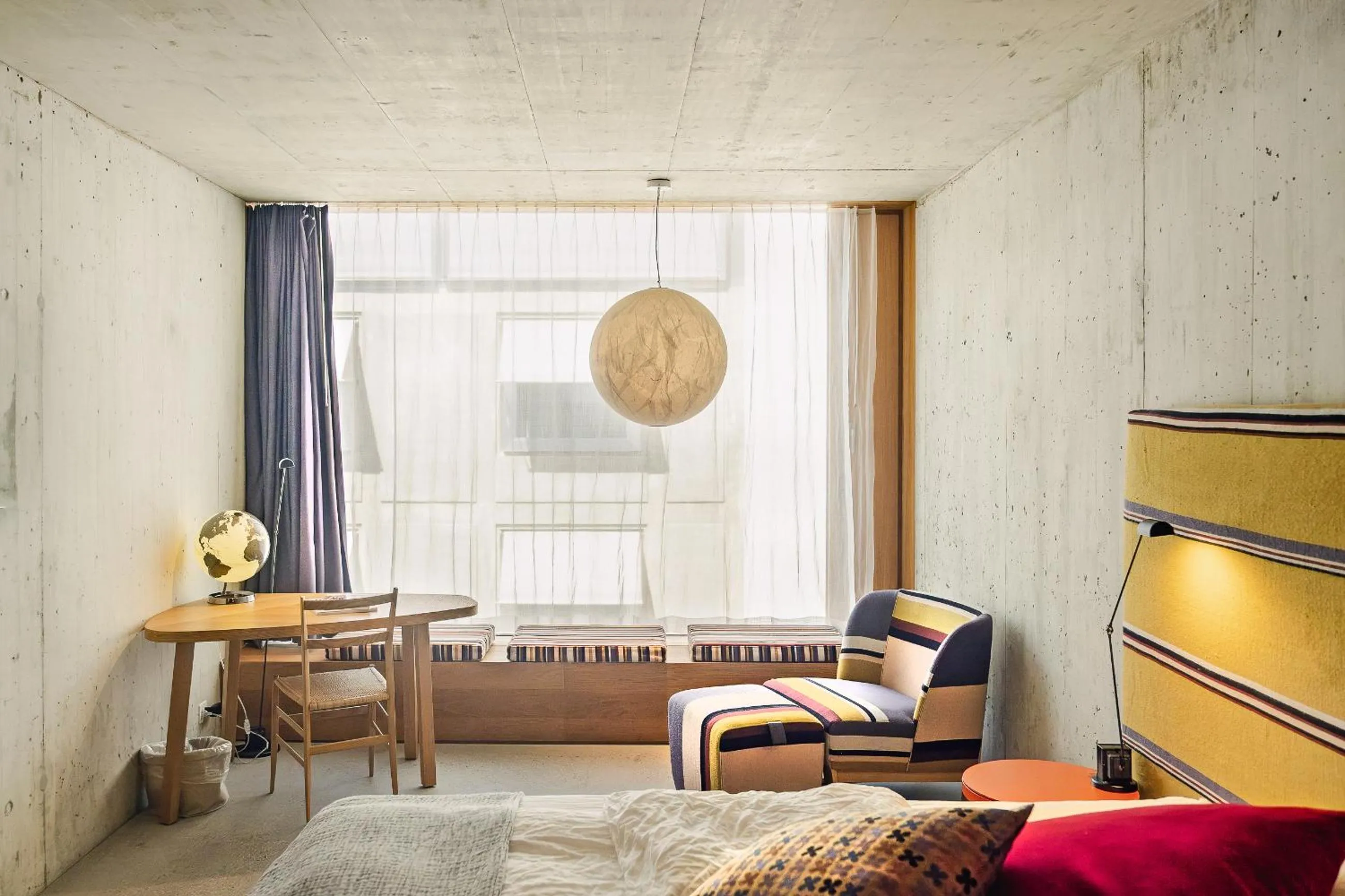 Bedroom, Bed in Nomad Design & Lifestyle Hotel