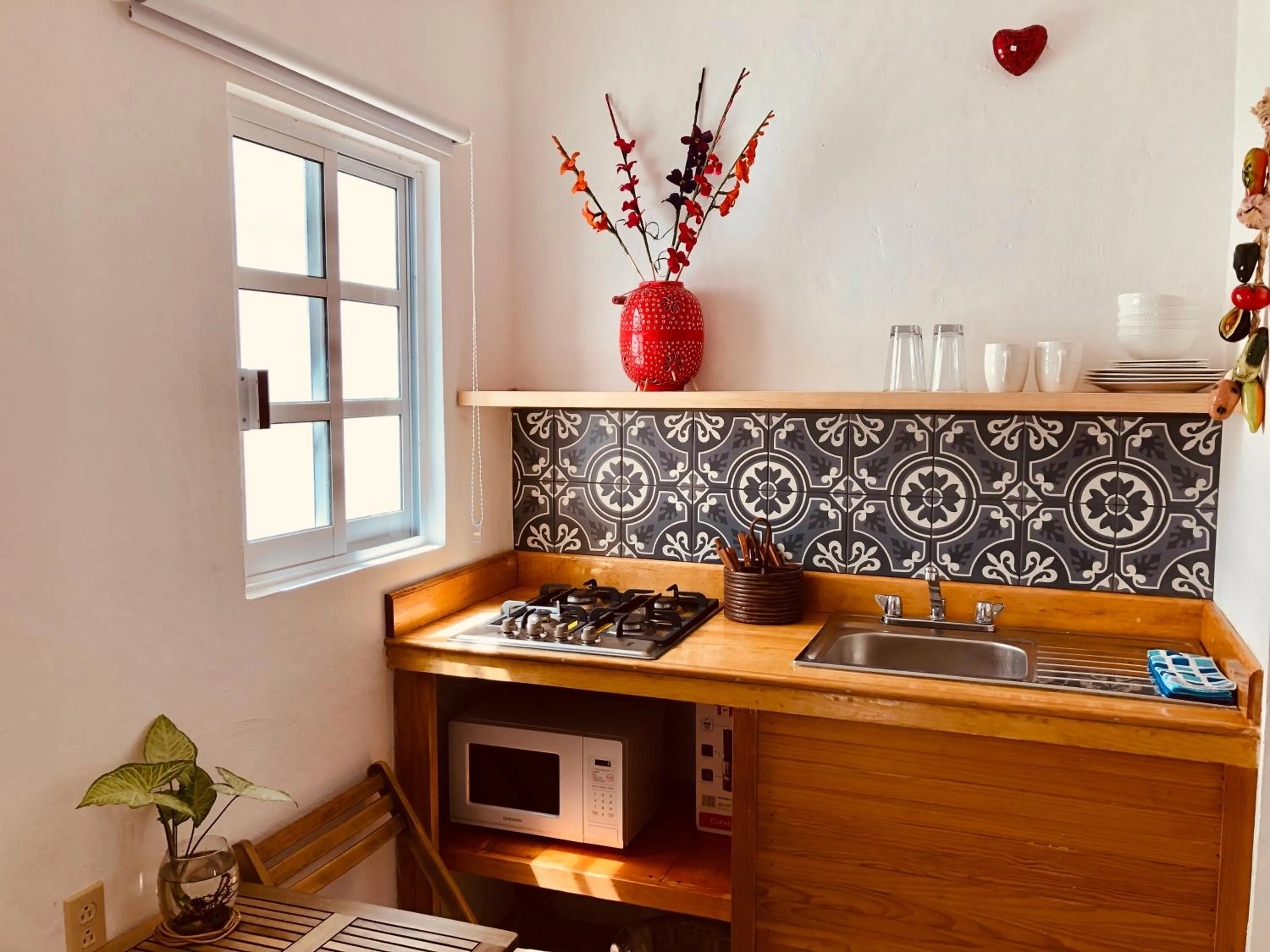 Kitchen or kitchenette in Casa Alberto Cozumel