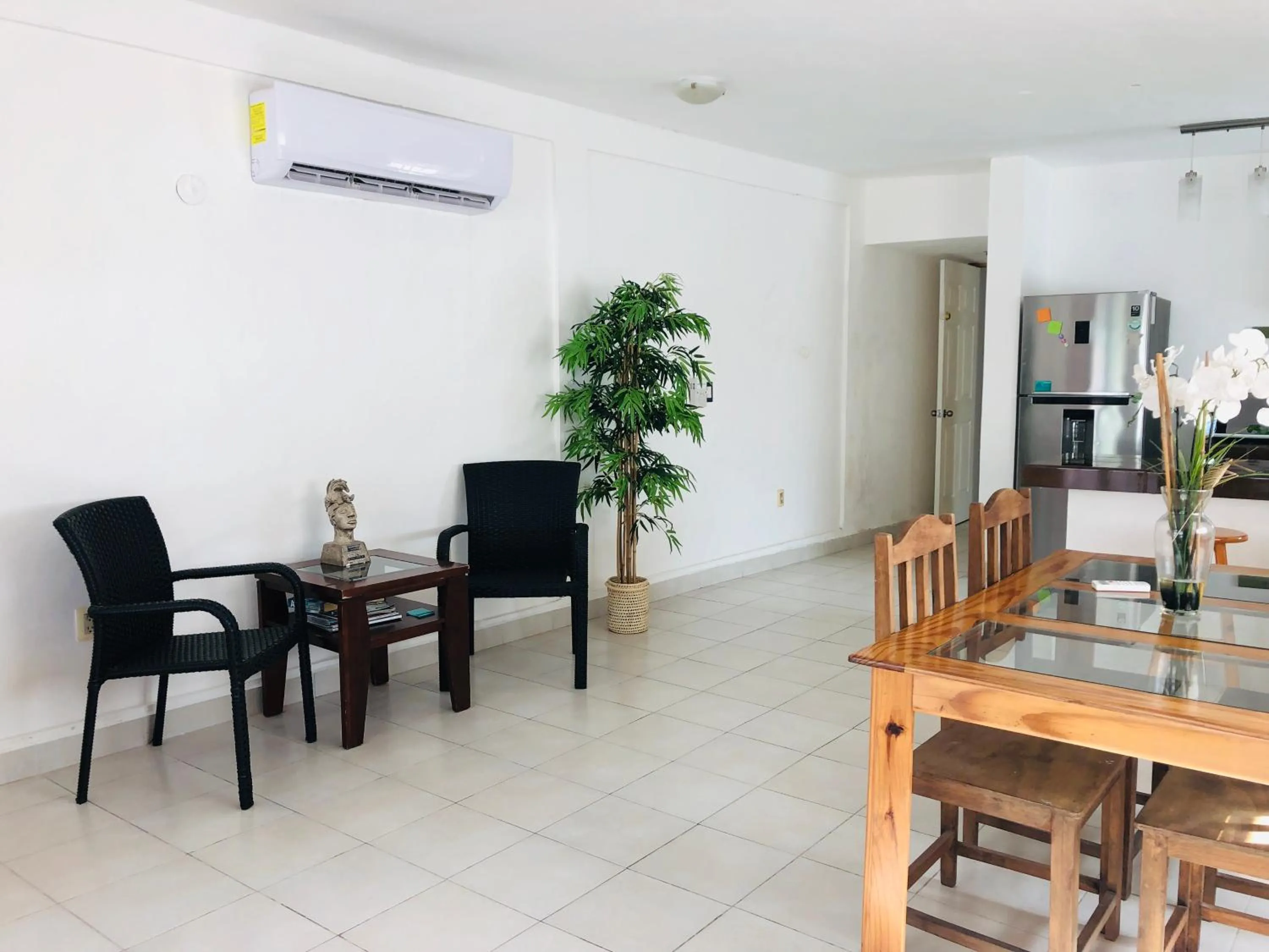 Seating area in Casa Alberto Cozumel