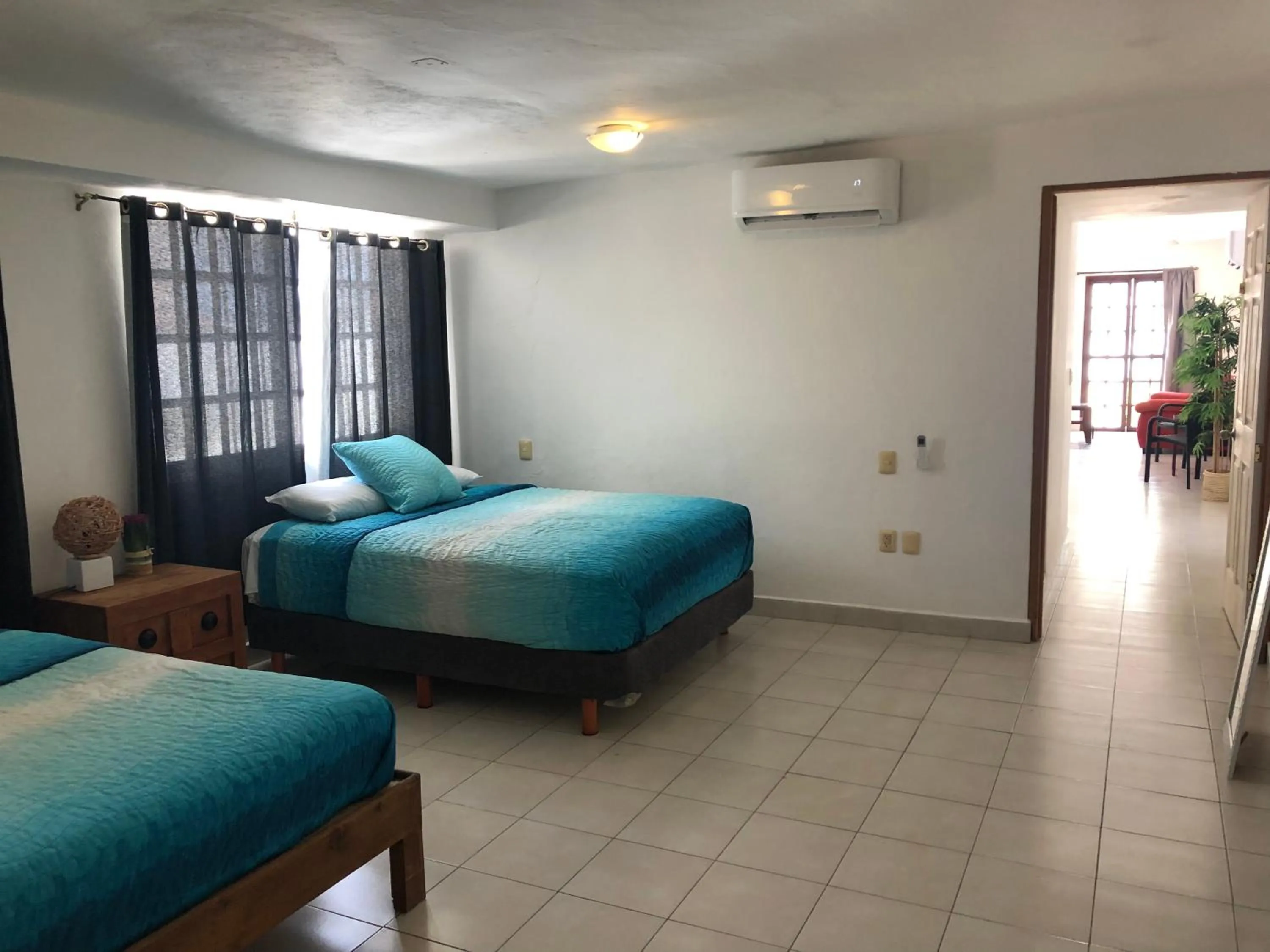 Bed in Casa Alberto Cozumel