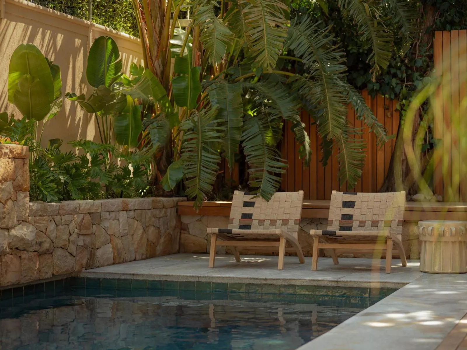 Pool view in Botany House Boutique Retreat