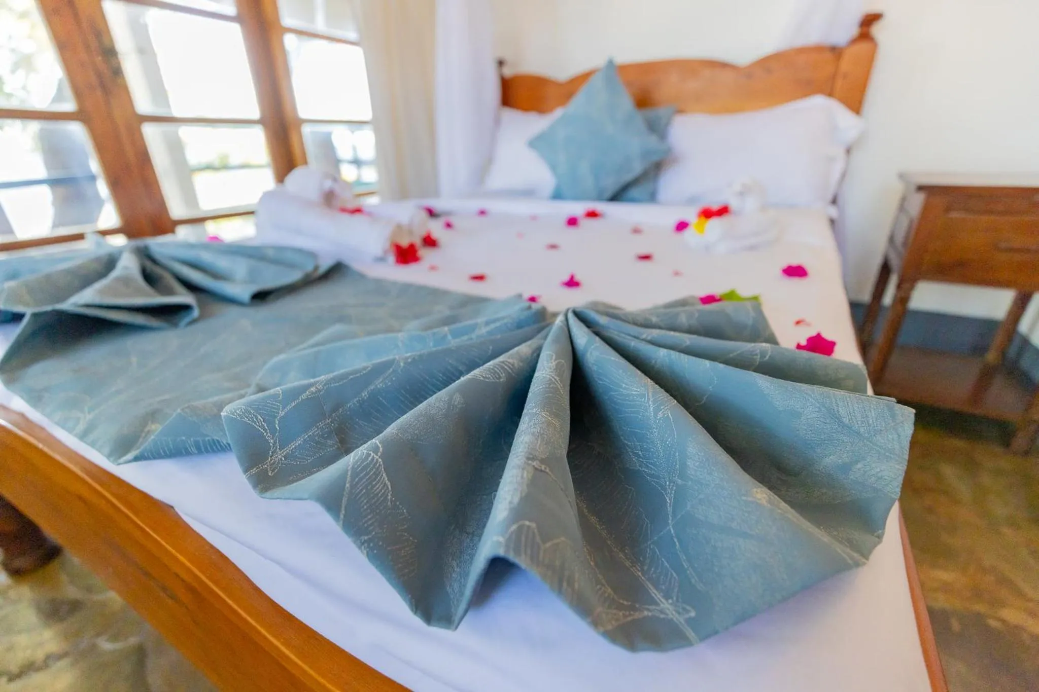 Decorative detail, Bed in Silver Rock Boutique Resort by Mokawa - Hotel & Apartments