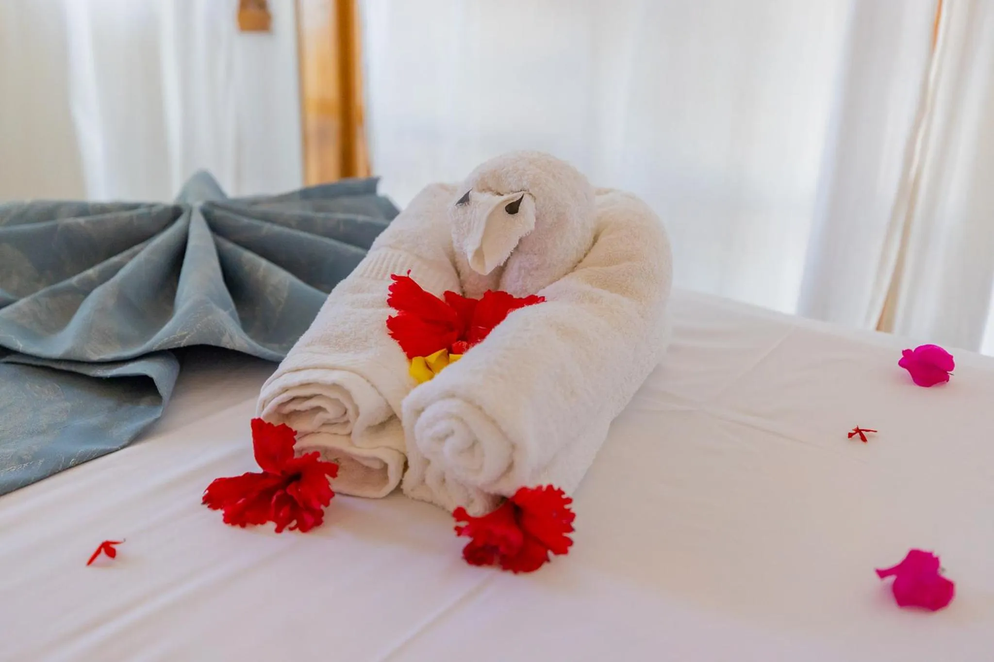 towels, Bed in Silver Rock Boutique Resort by Mokawa - Hotel & Apartments