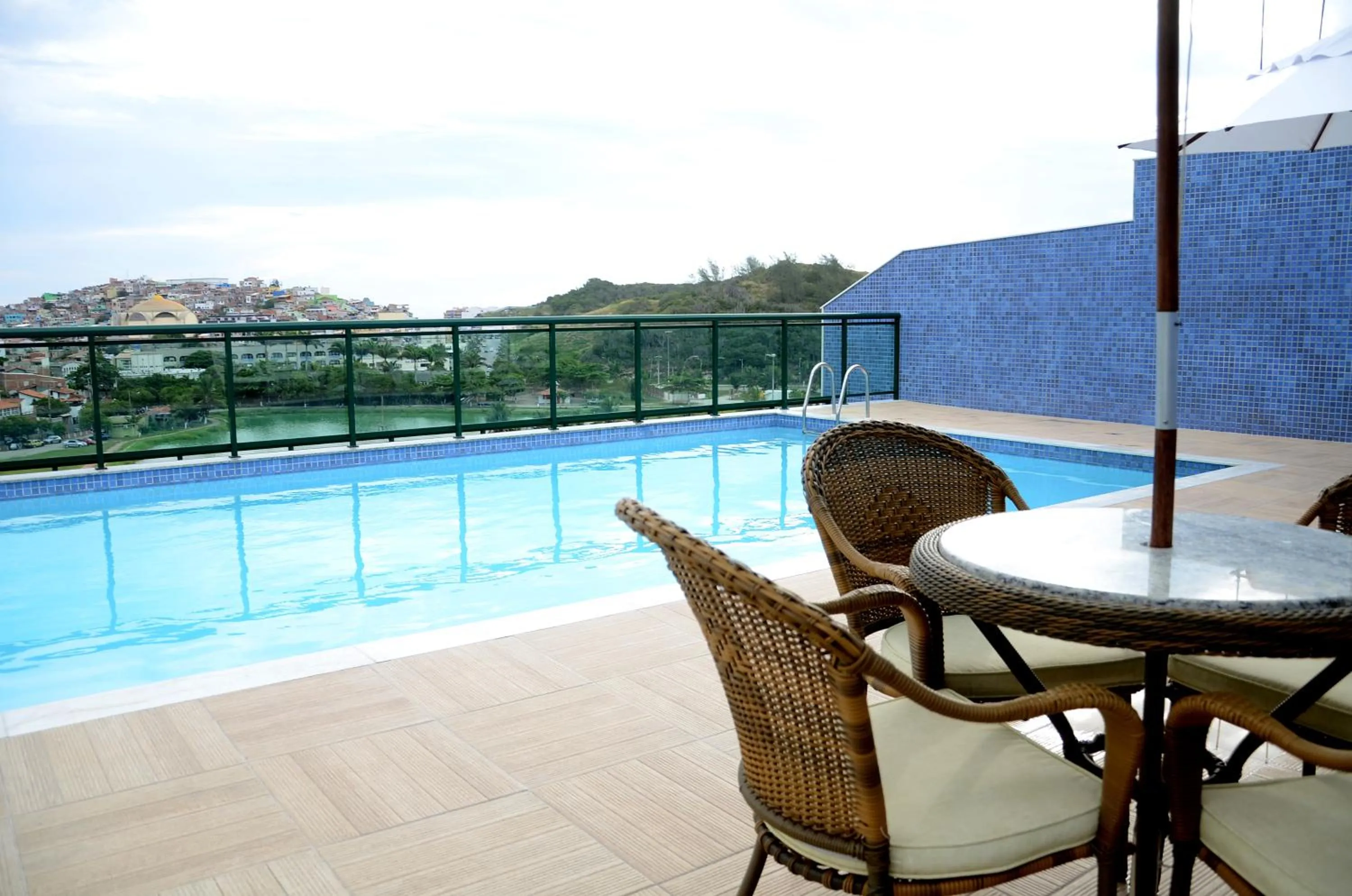 Balcony/Terrace in Mediterrane Hotel by Castelo Itaipava