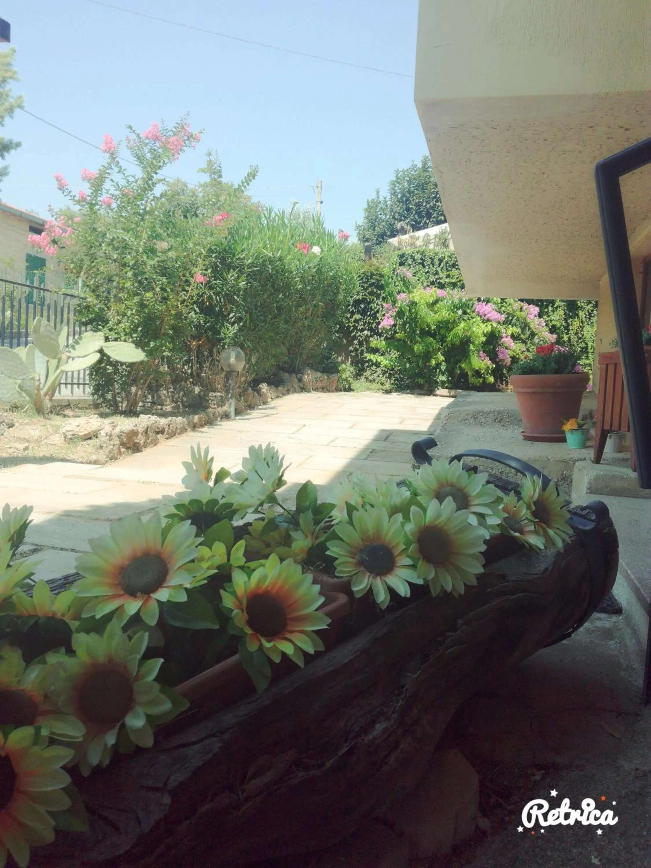 Garden view in Le sorelle gemelle B&B