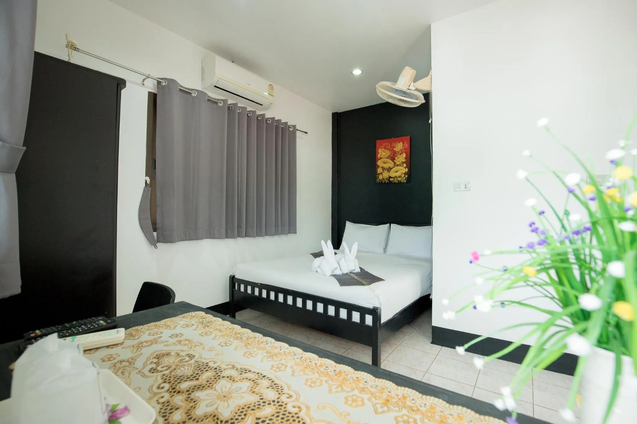 Bedroom, Bed in C.Samui Guesthouse