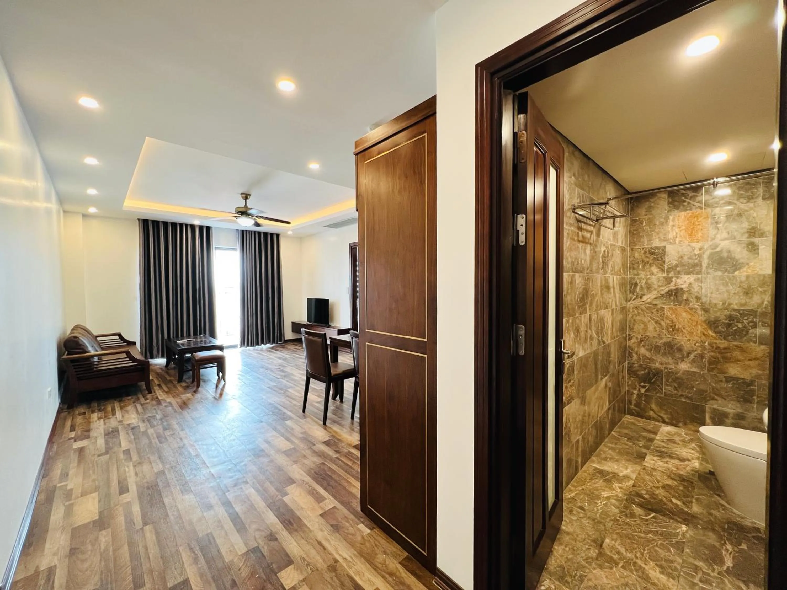 Shower in Hanoi Apartment