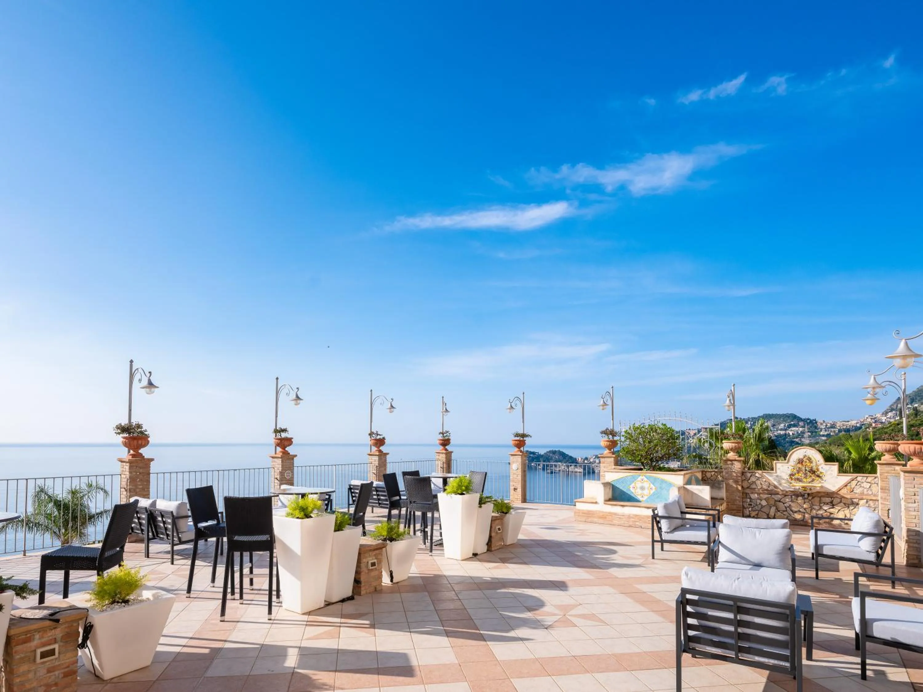 Balcony/Terrace in Hotel Olimpo le Terrazze