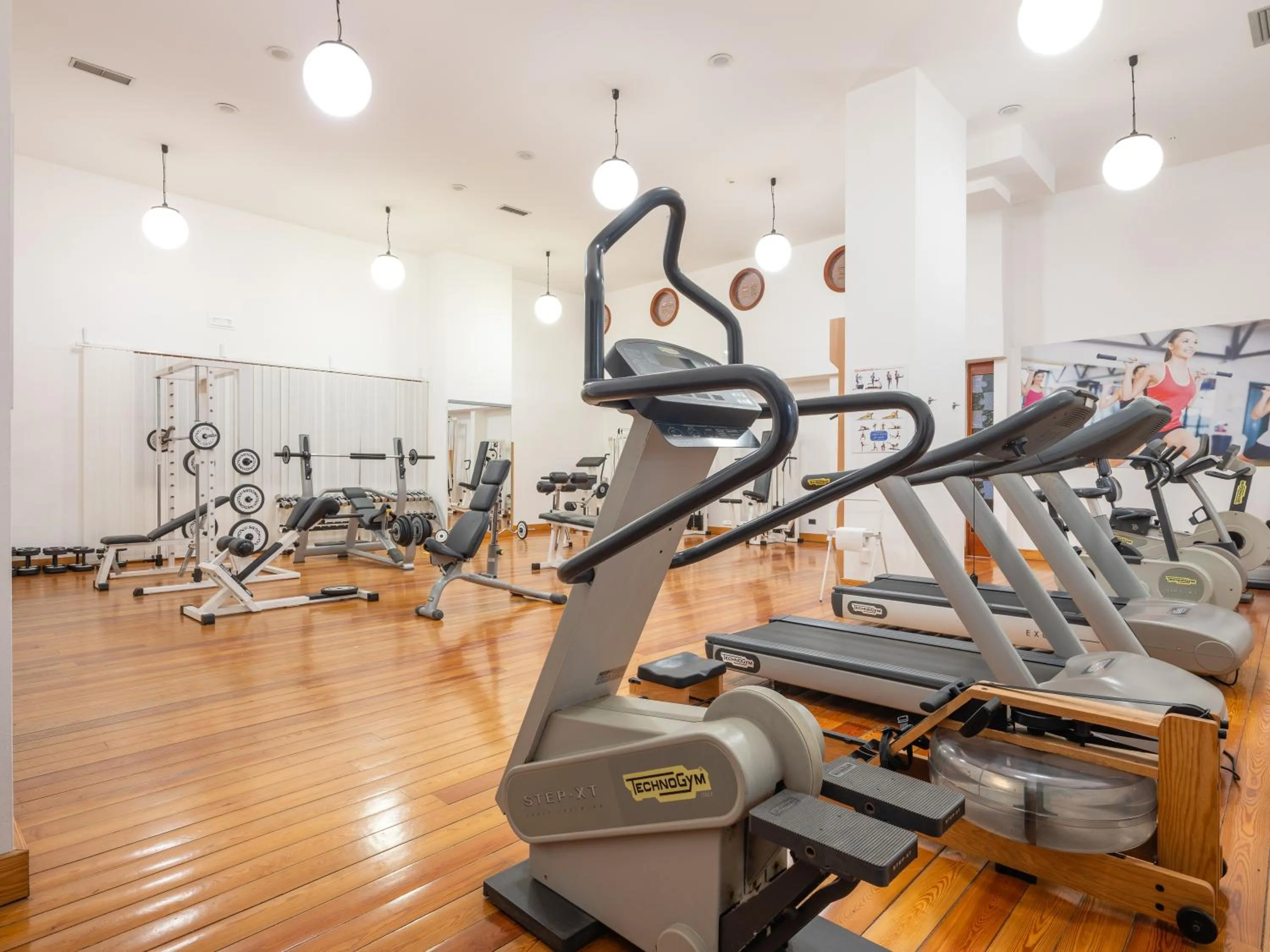 Fitness centre/facilities in Hotel Olimpo le Terrazze