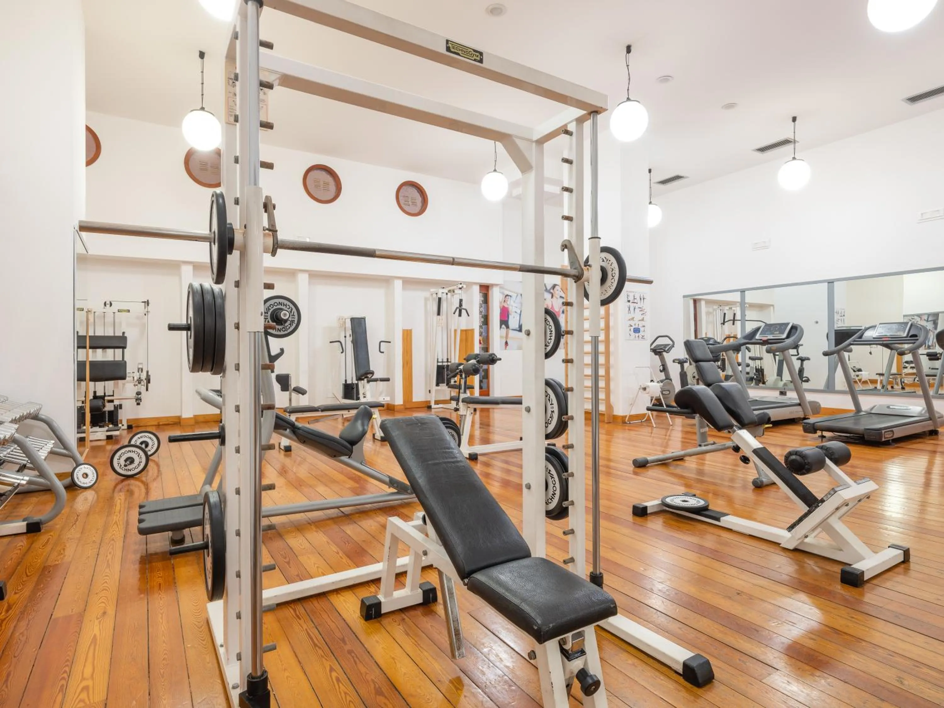 Fitness centre/facilities in Hotel Olimpo le Terrazze