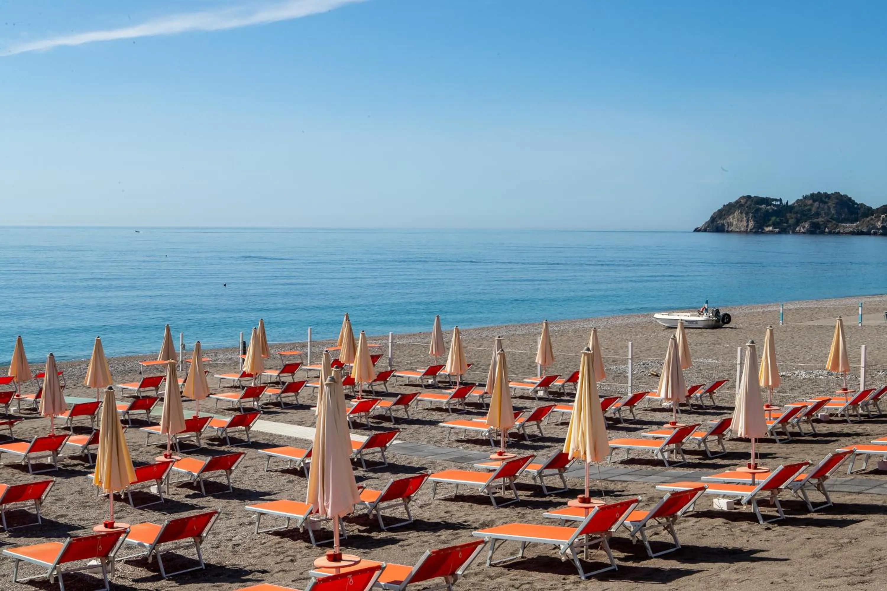 Beach in Hotel Olimpo le Terrazze