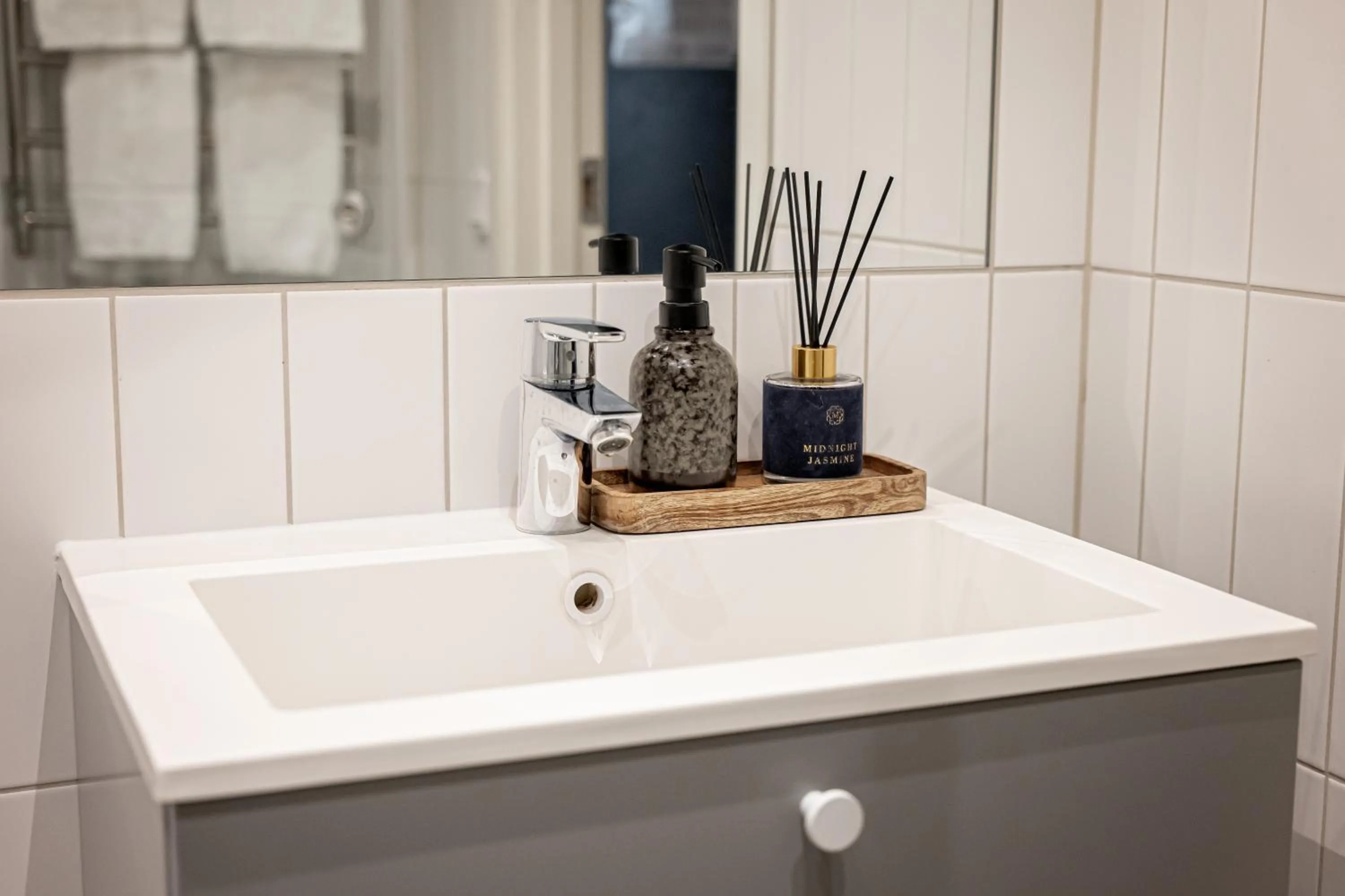 Bathroom in Injoy Premium Hotel Uppsala