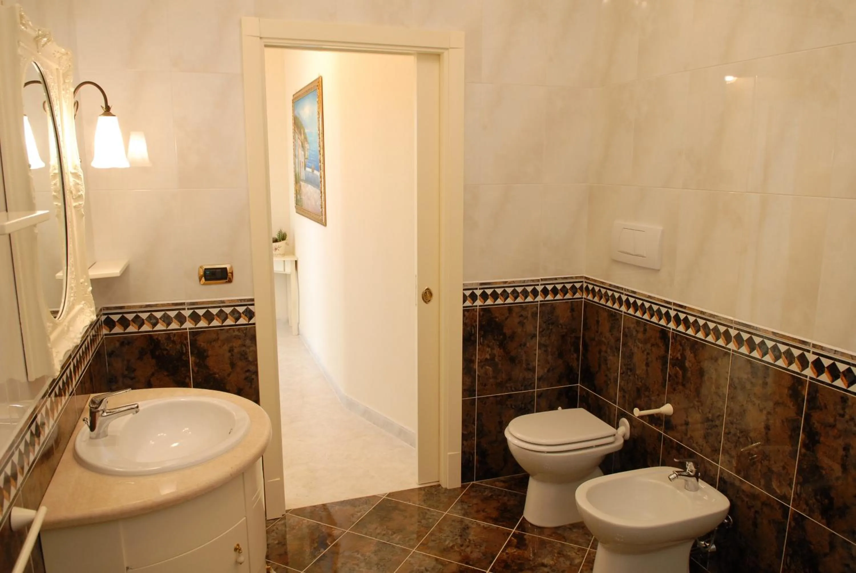 Toilet in Villa Caramia