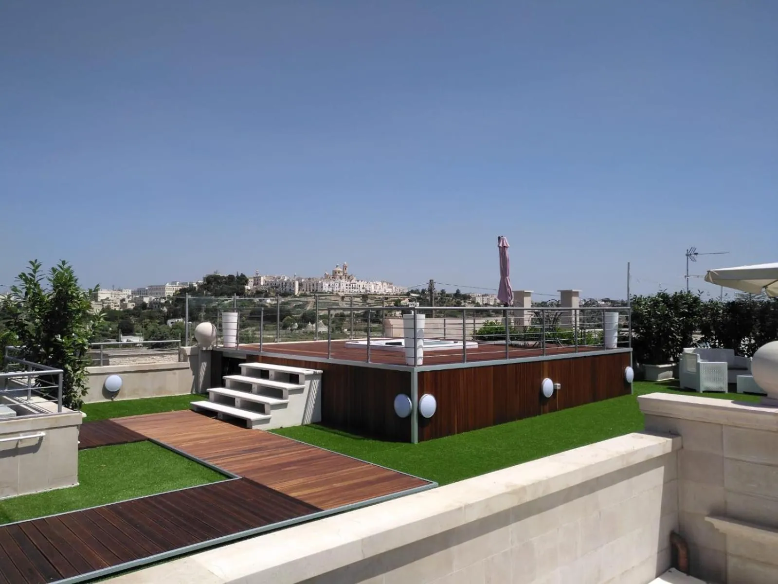 Balcony/Terrace in Villa Caramia