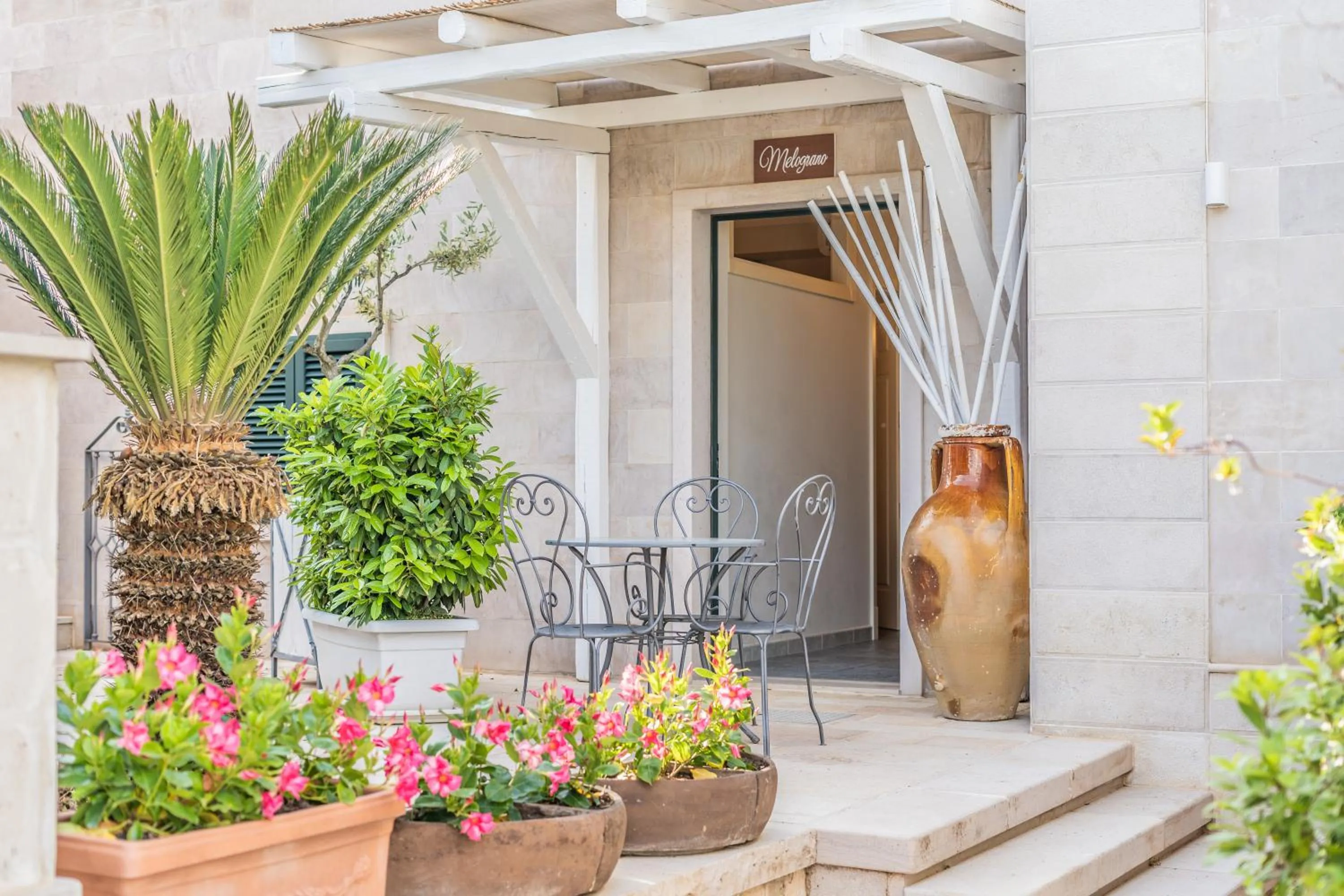 Patio in Villa Caramia