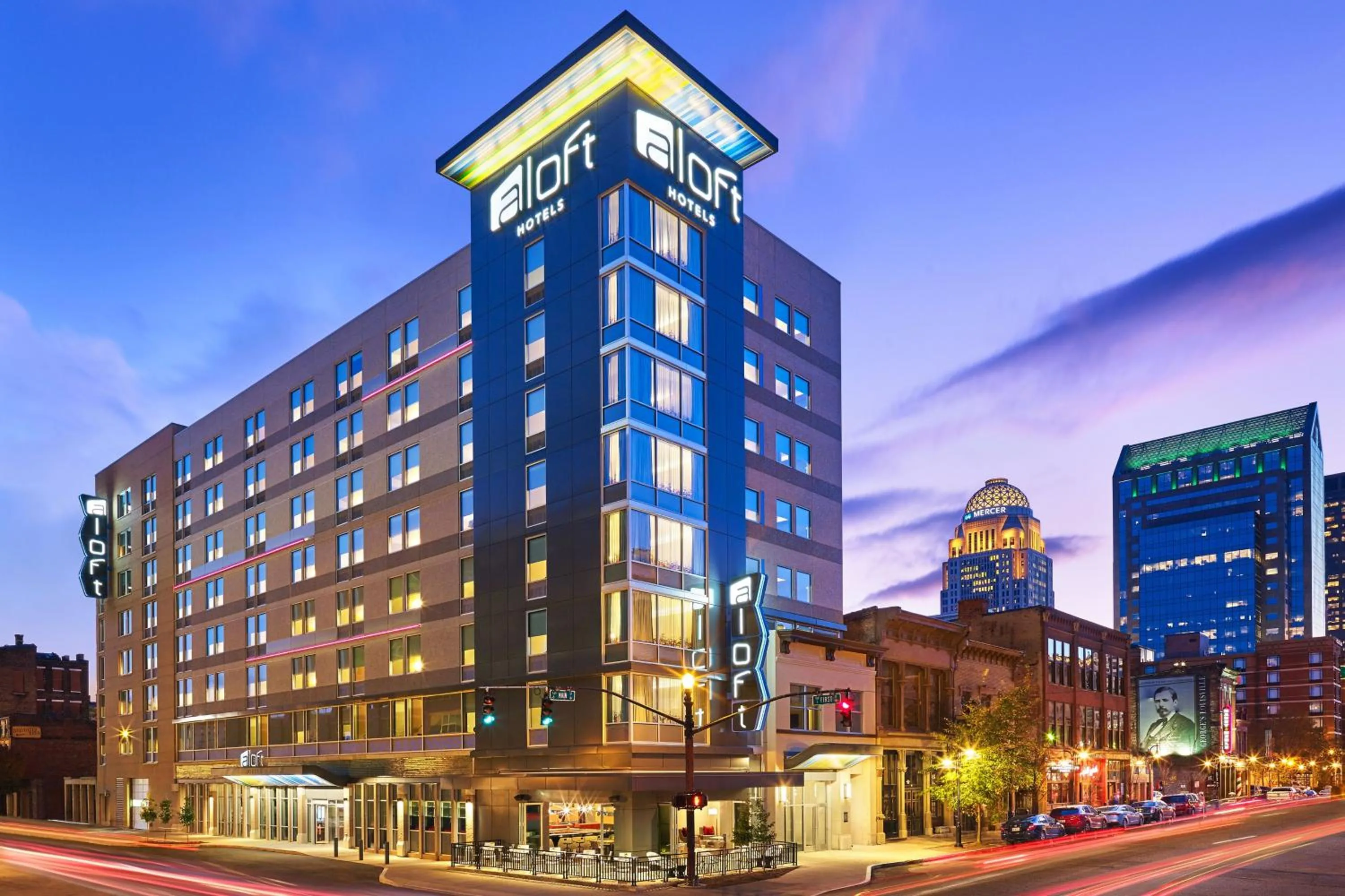 Property building in Aloft Louisville Downtown