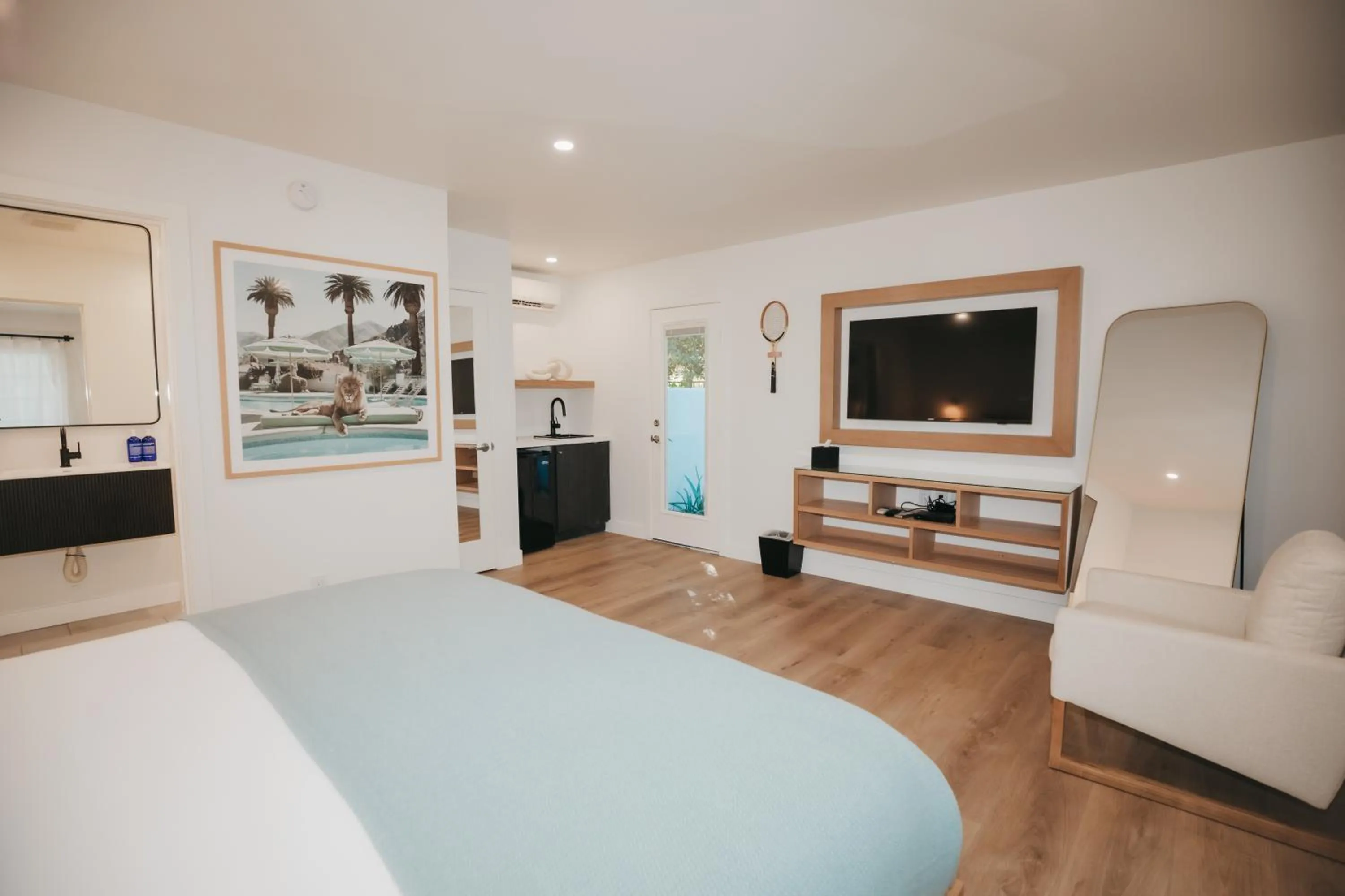 Bed in Casa Palma Hotel & Bungalows