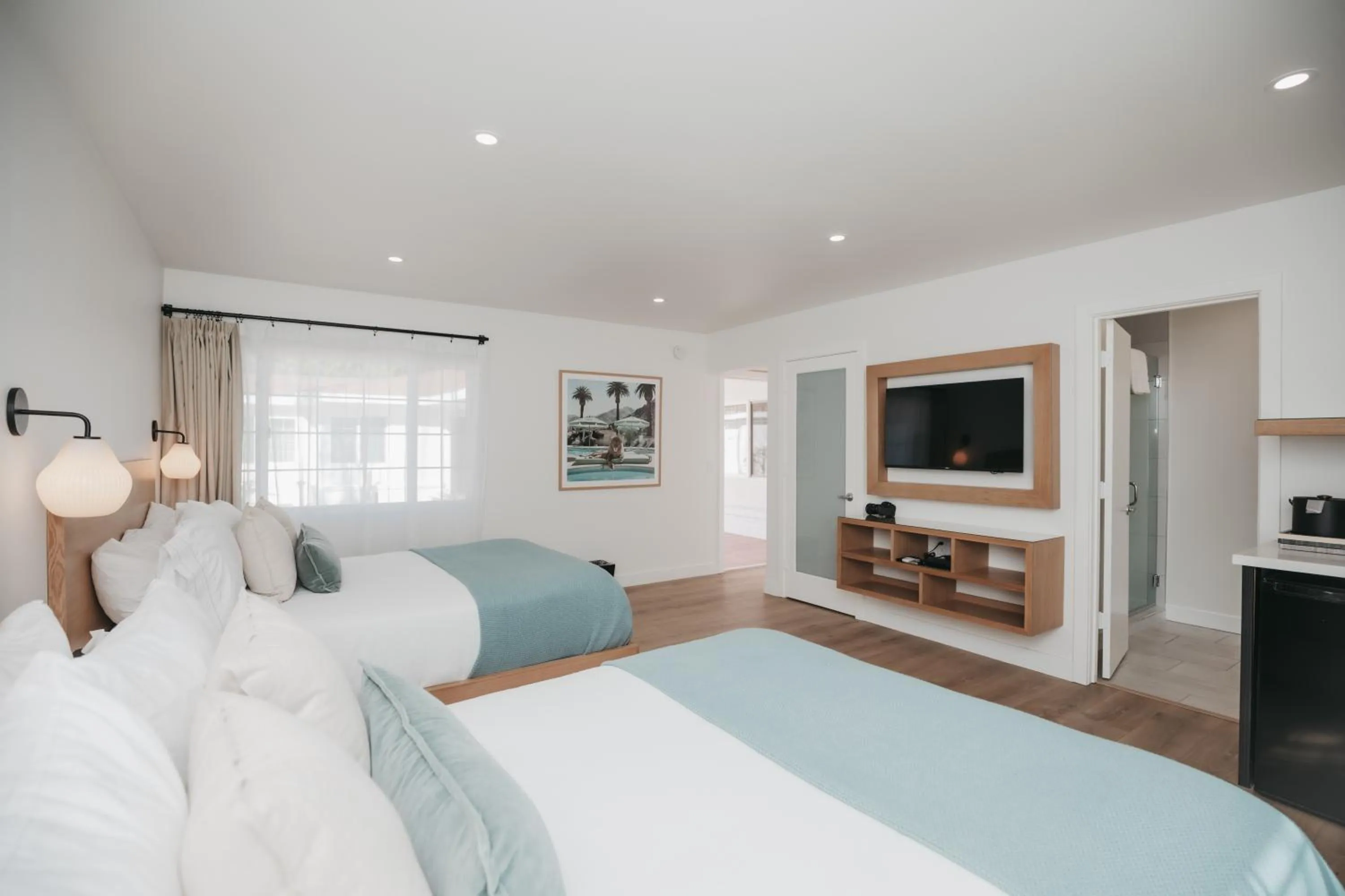 Bed in Casa Palma Hotel & Bungalows